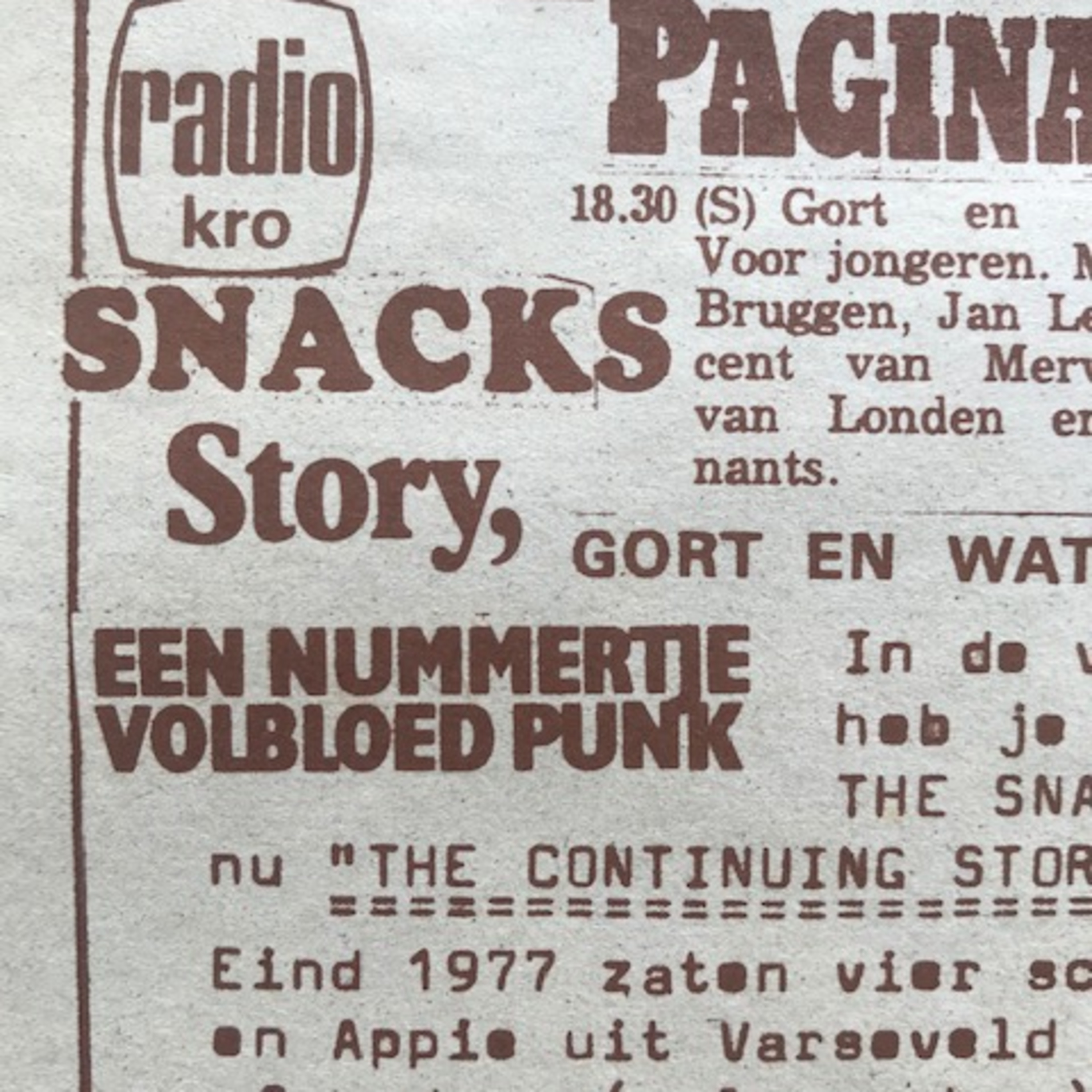 De BROM en RUIS Show (uit Rauhfaser)