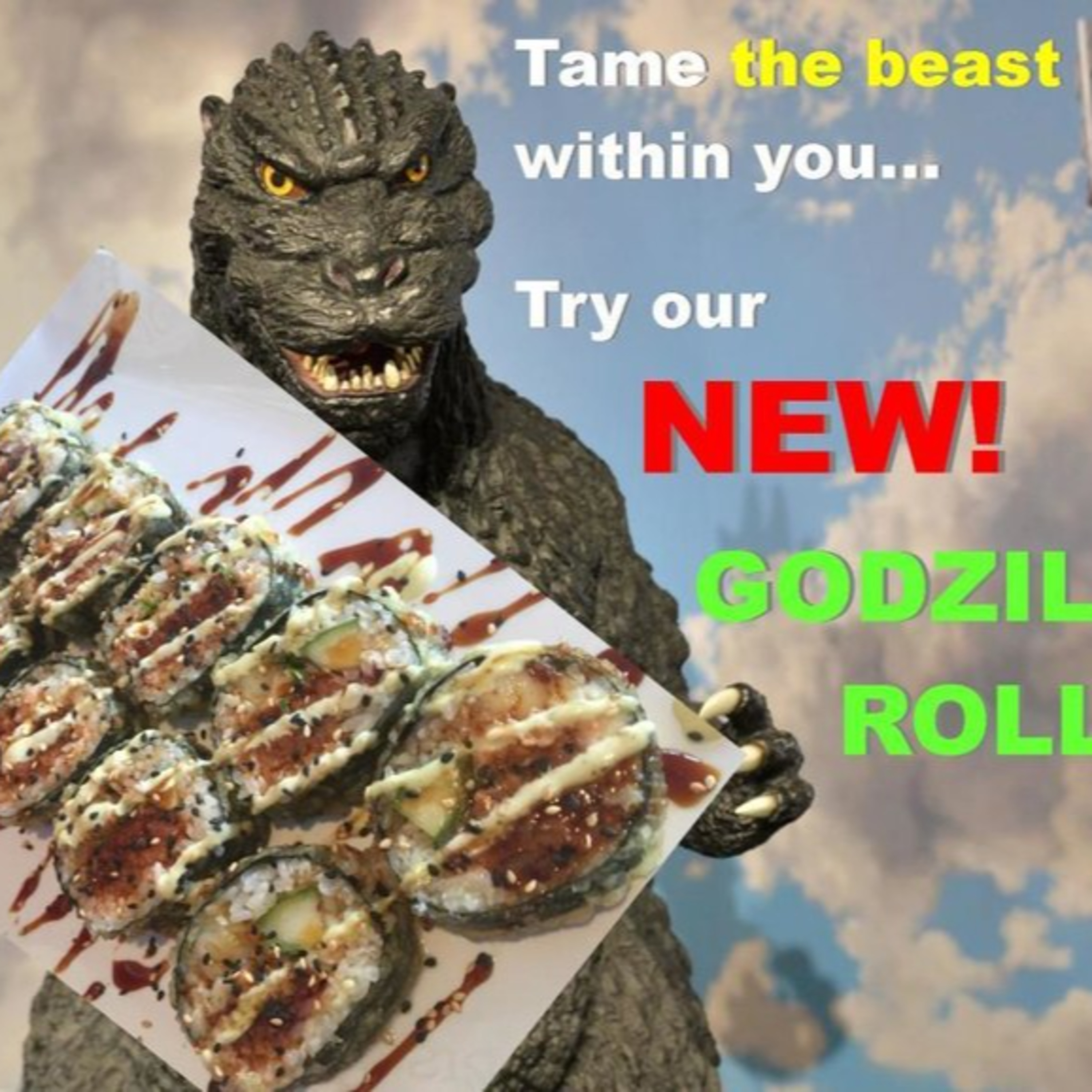 Dinner and a Movie: Godzilla vs. Kong and Sushi episode artwork