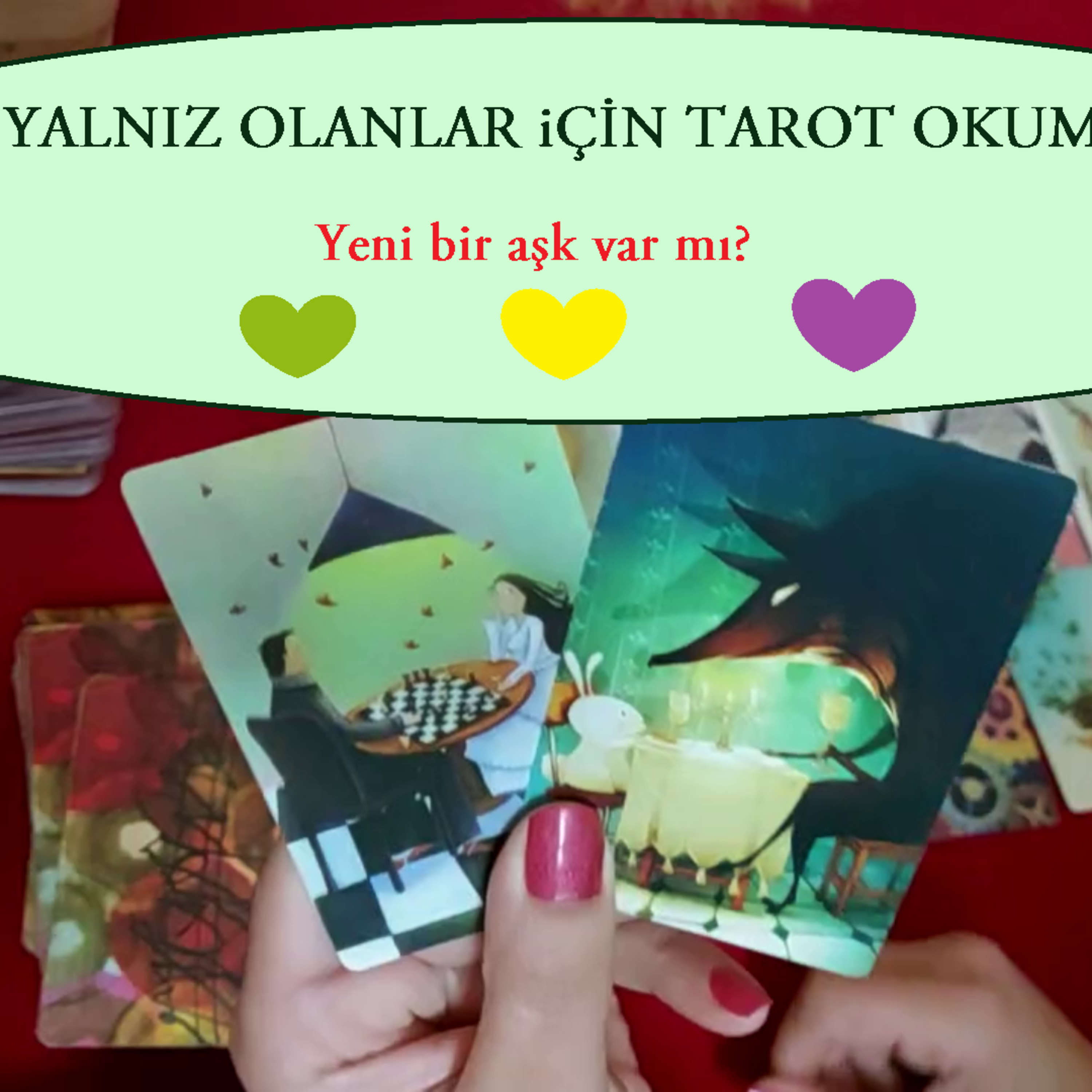 Yalnızlar için deste seçmeli tarot okuması/Kartlar olası gelecek için ne söylüyor?Yeni aşk var mı💚💛💜 episode artwork