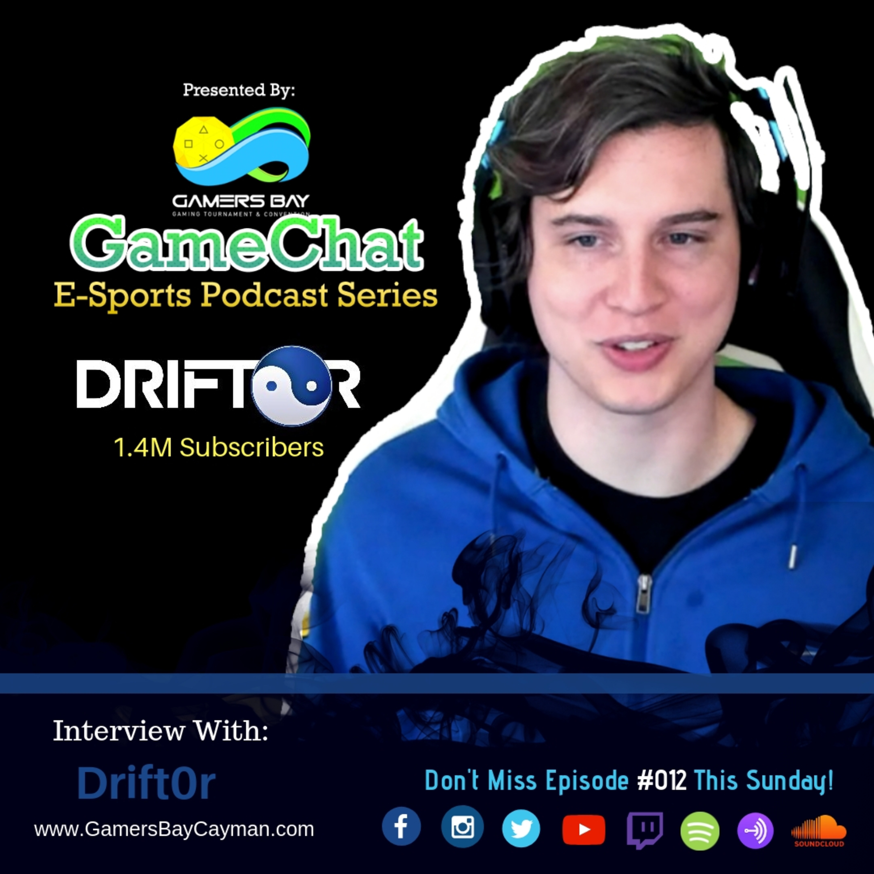 Episode #012 | Gaming, Streaming & More With Drift0r