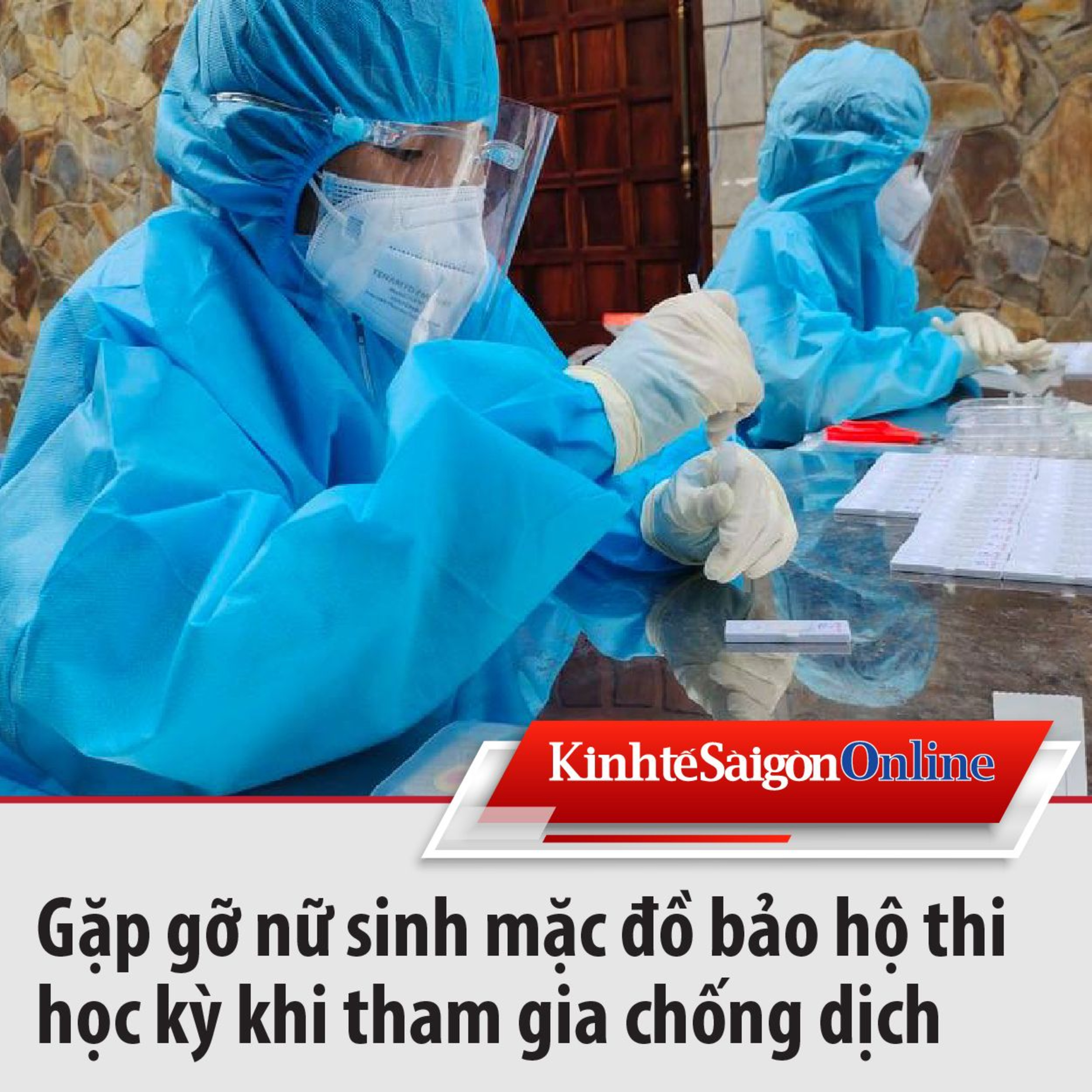 Gặp gỡ nữ sinh mặc đồ bảo hộ thi học kỳ khi tham gia chống dịch episode artwork
