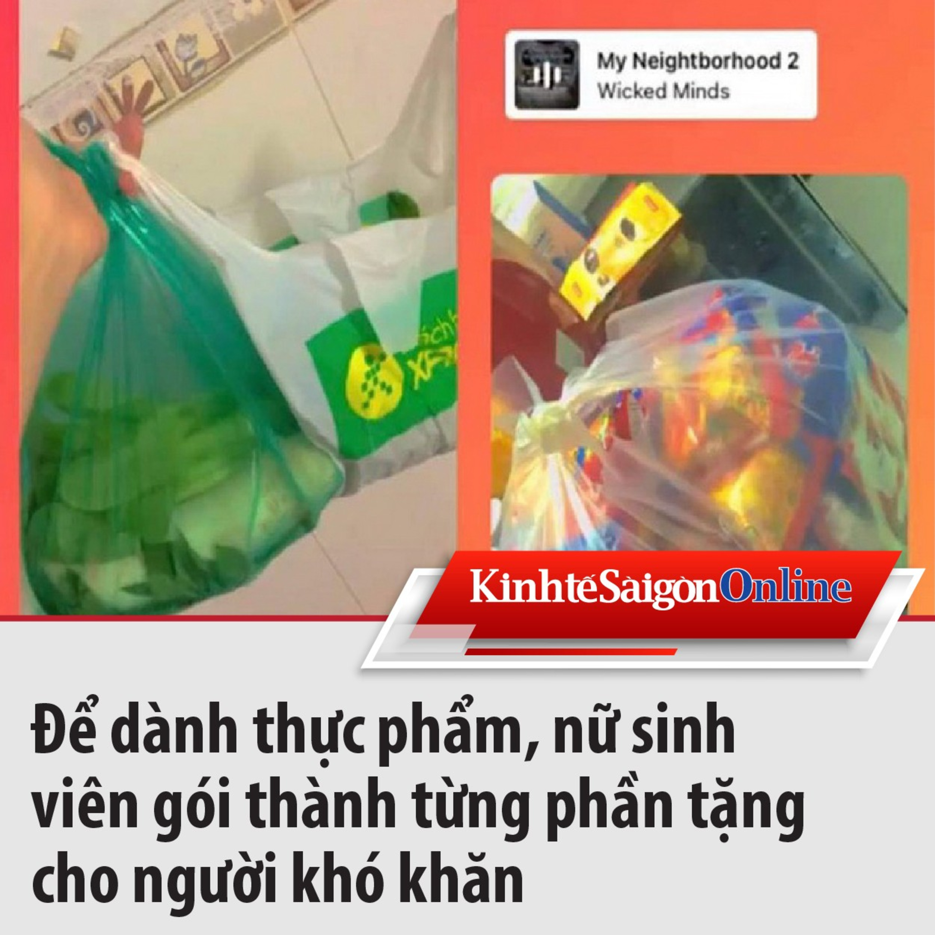 Để dành thực phẩm, nữ sinh viên gói thành từng phần tặng cho người khó khăn episode artwork
