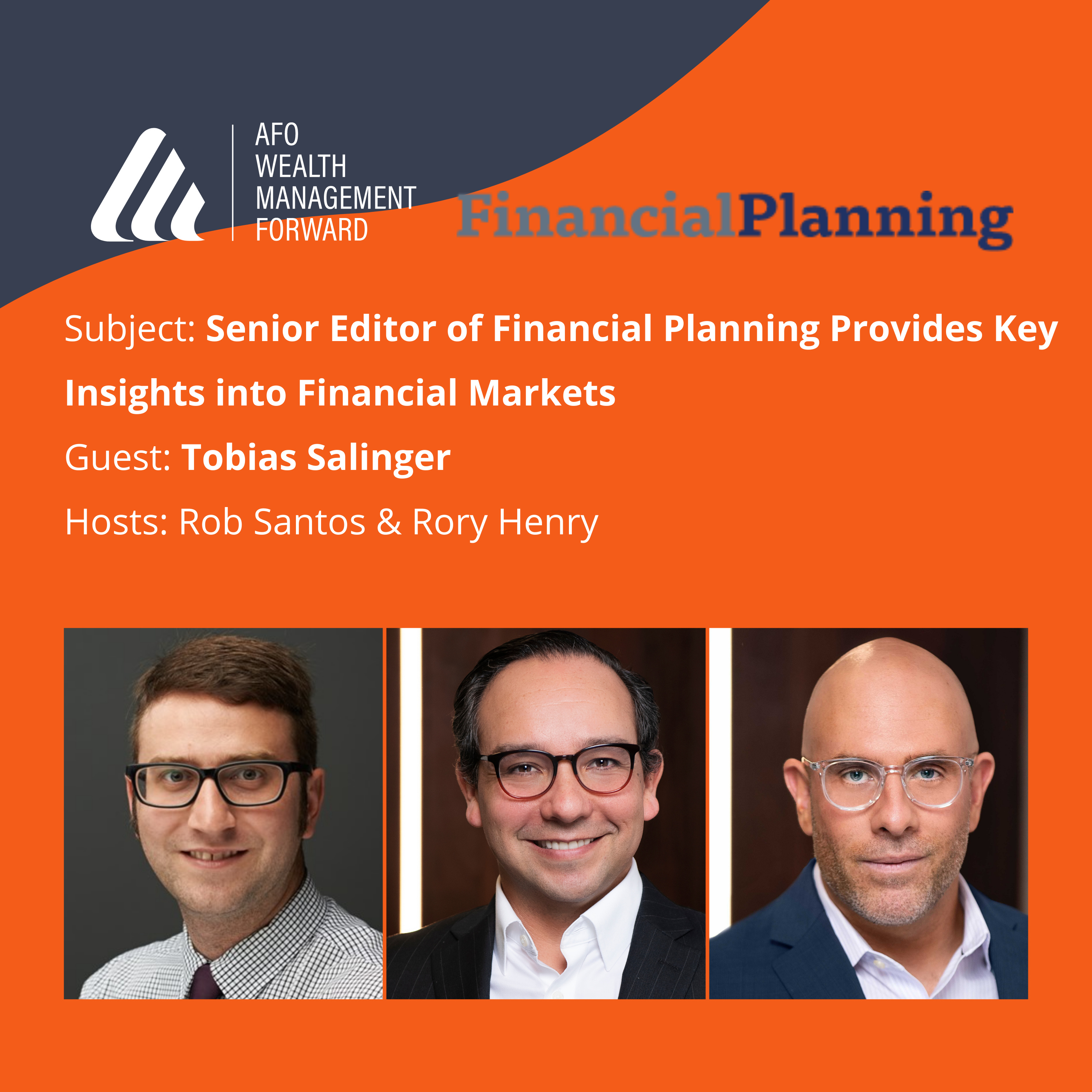 Senior Editor of Financial Planning Provides Key Insights into the Financial Markets