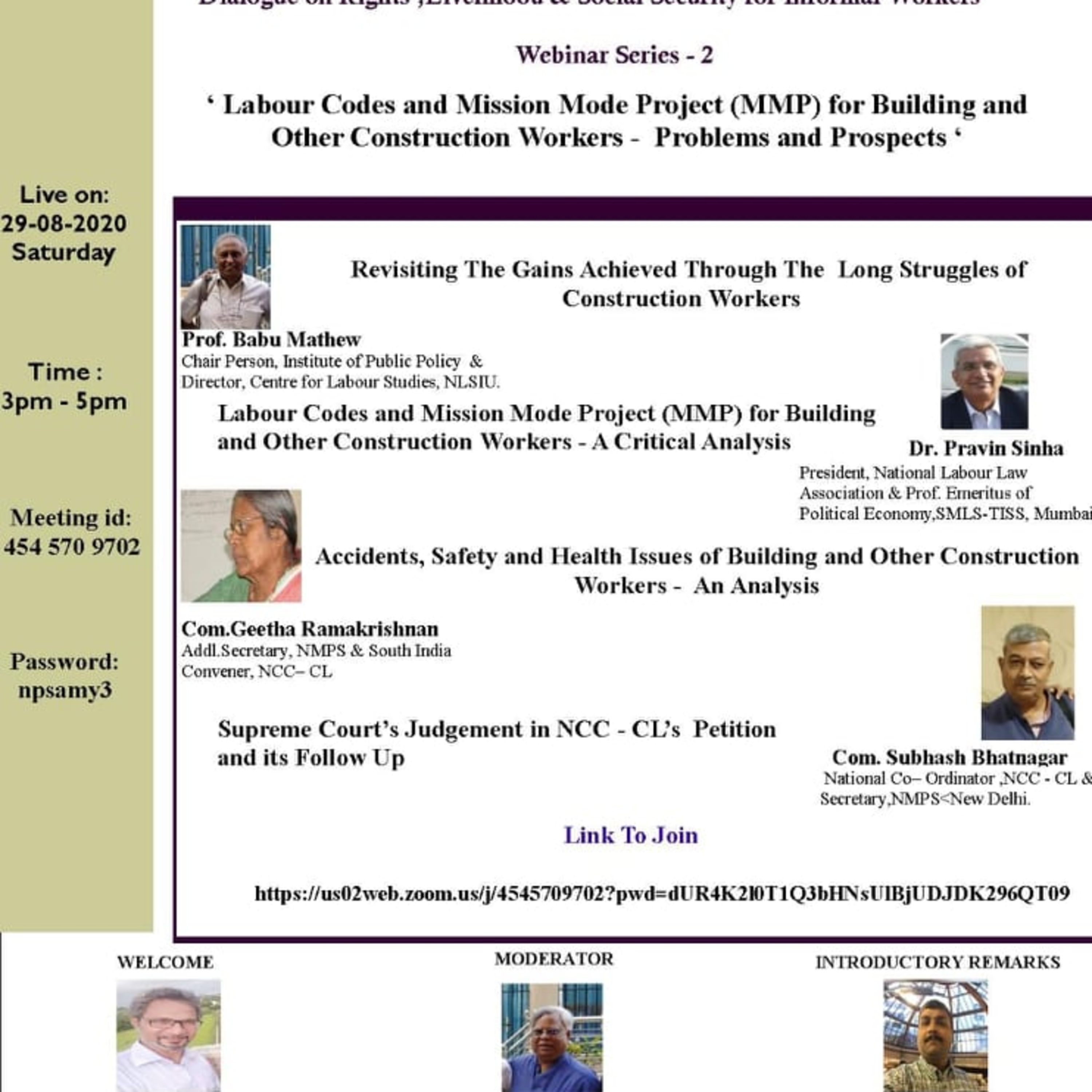 Active Event-Dialogue on Rights,Livelihood & Social Security For Informal workers Part-4-RJ Asha