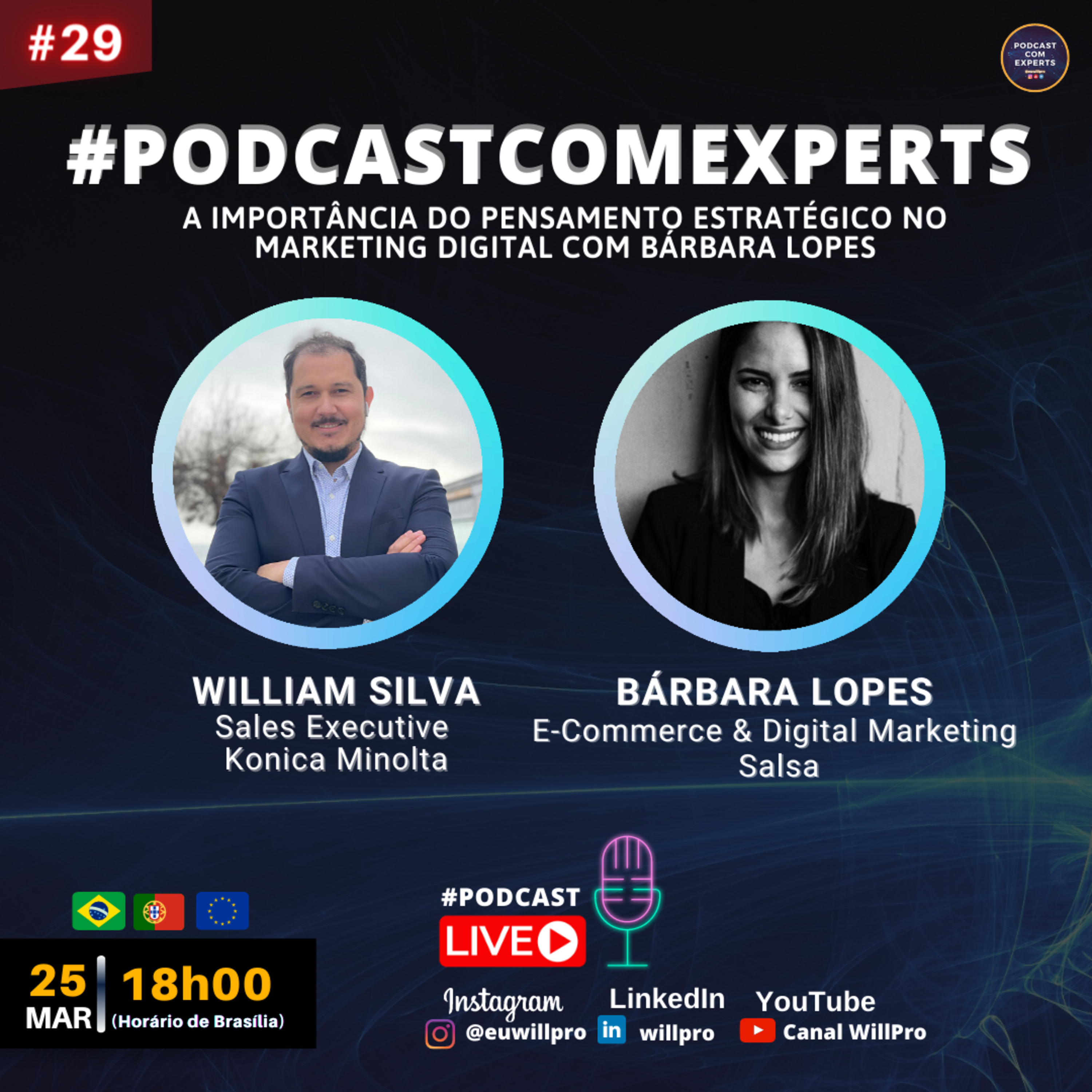 Podcast com Experts