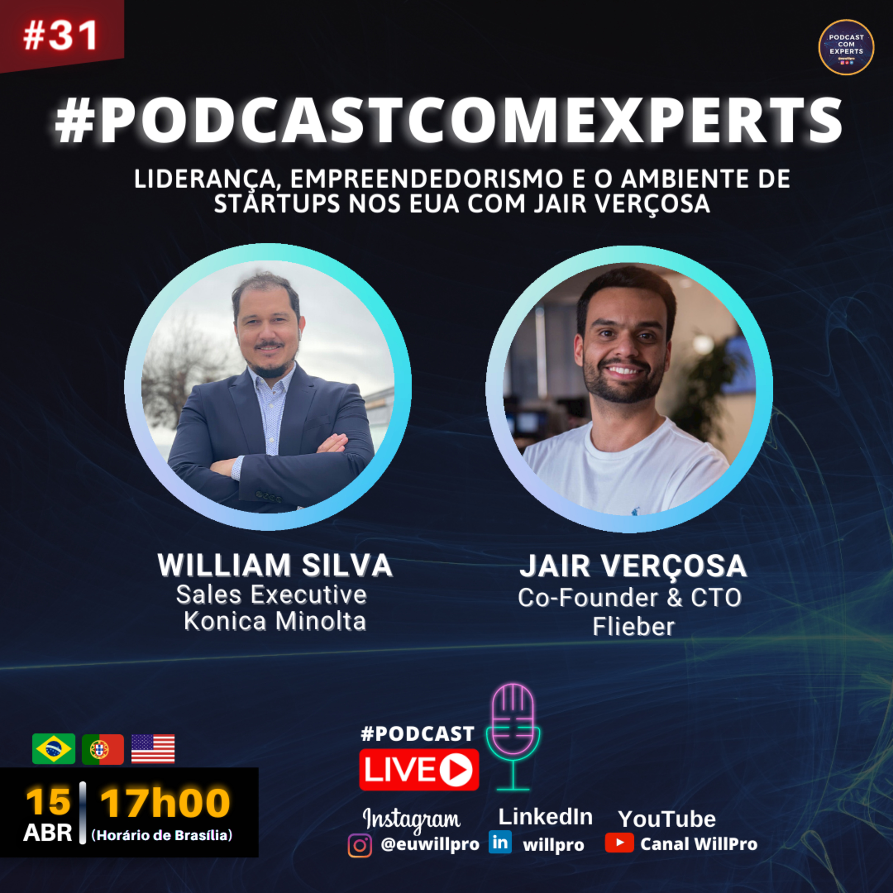 Podcast com Experts