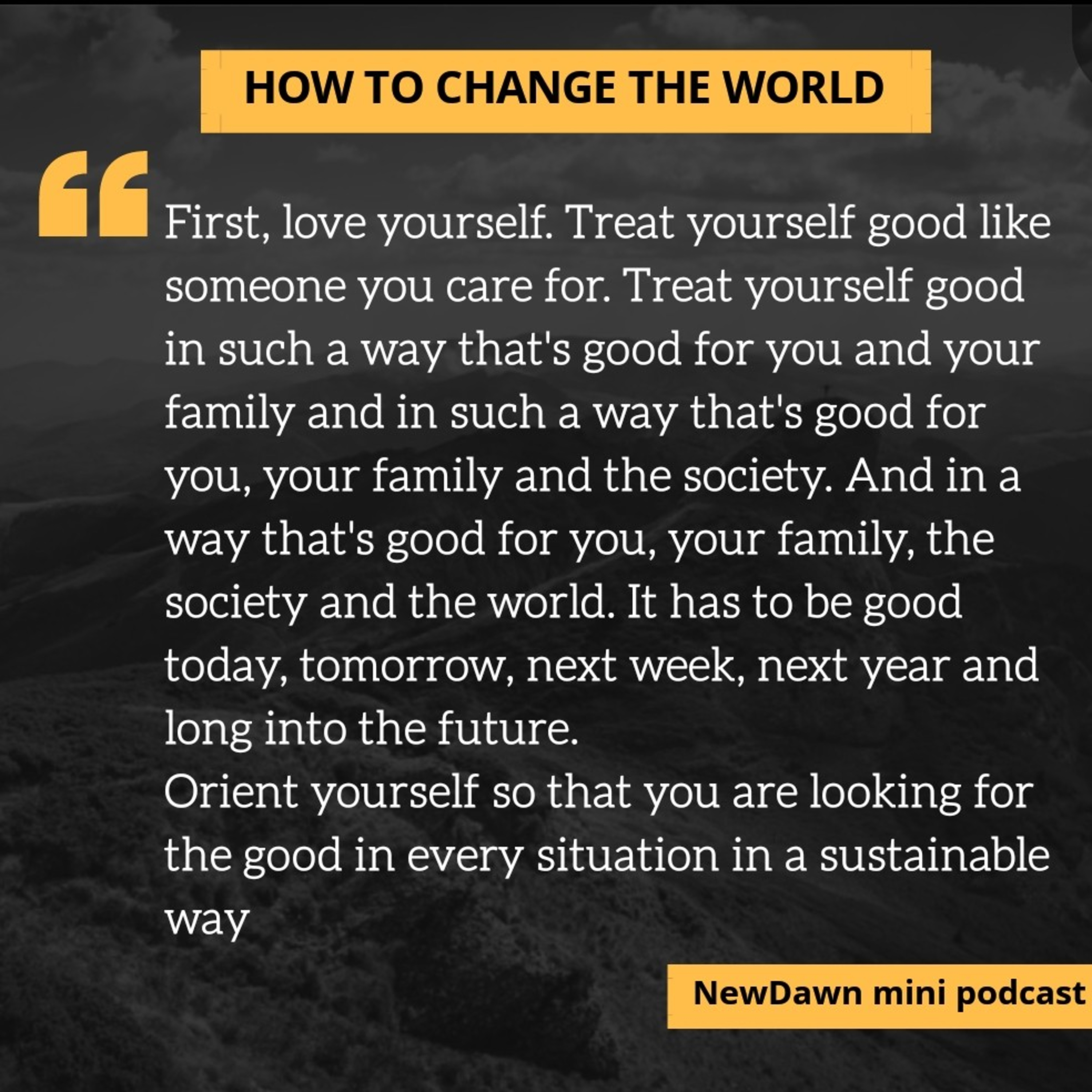 How to change the world  episode artwork