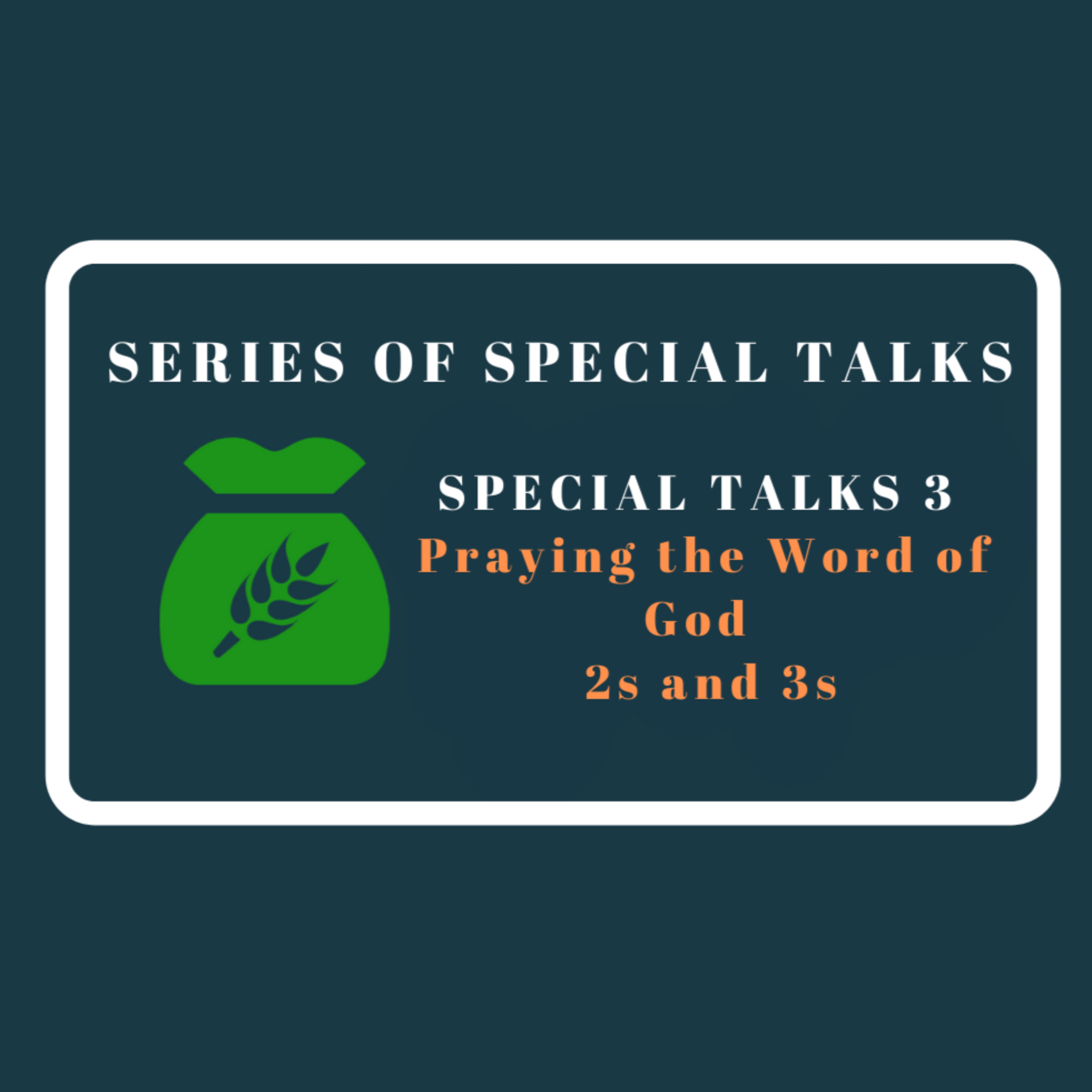 Special Talks 3: Praying the Word of God - 2s and 3s - Minoru Chen episode artwork