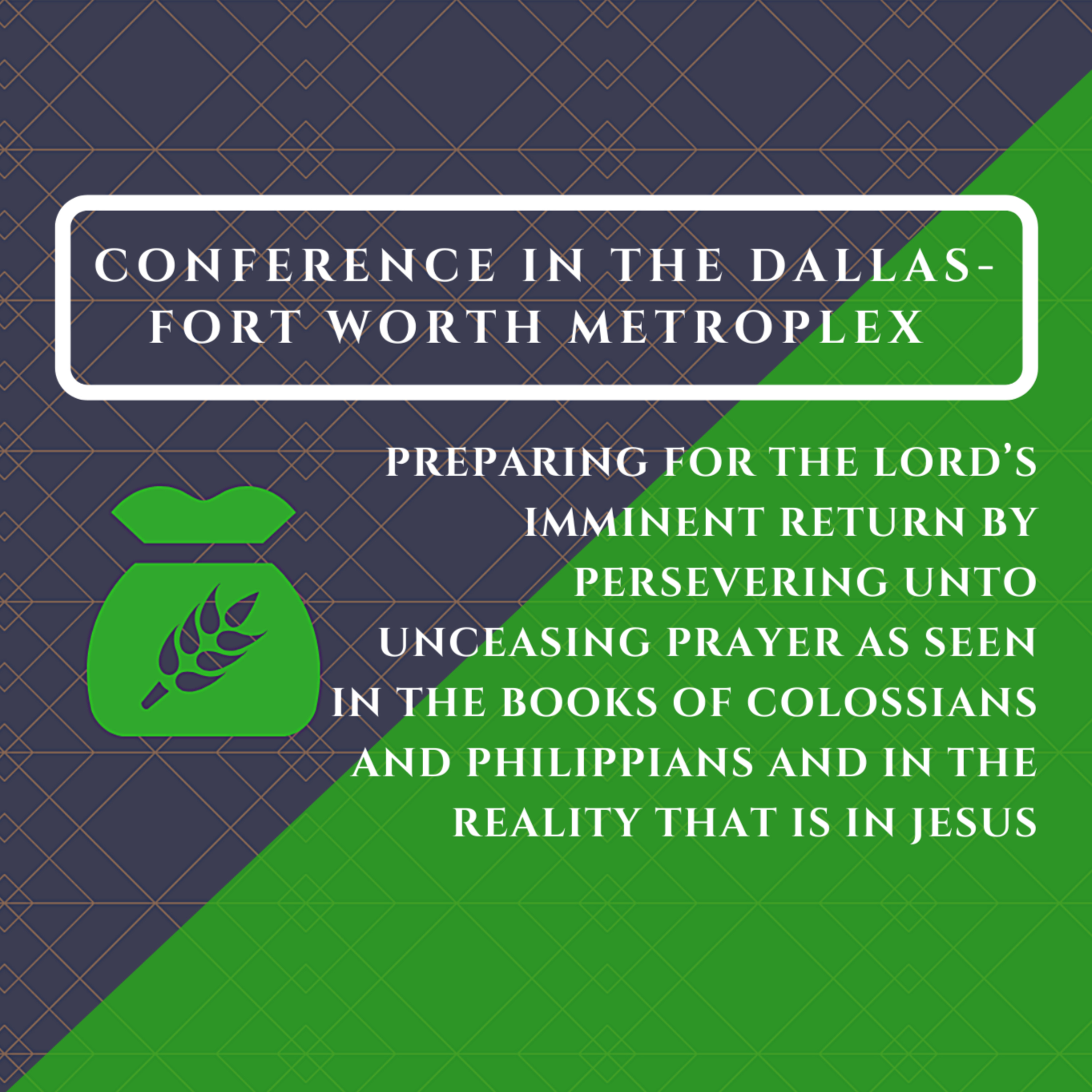Message 3 - Being Transported in our Pursuit of Unceasing Prayer Unto the Lord’s Imminent Return by the Reality that is in Jesus episode artwork