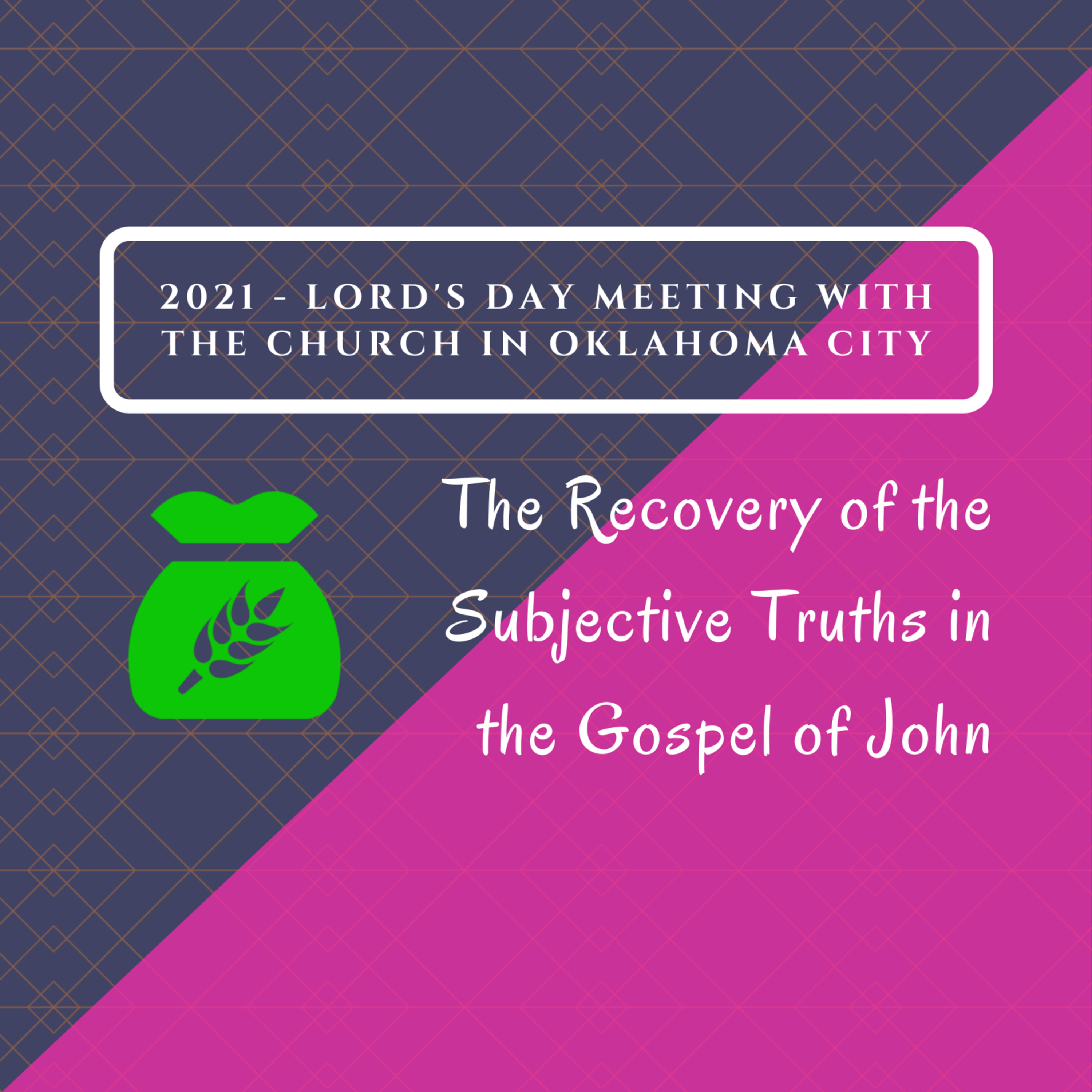 LD Meeting - The Recovery of the Subjective Truths in the Gospel of John episode artwork