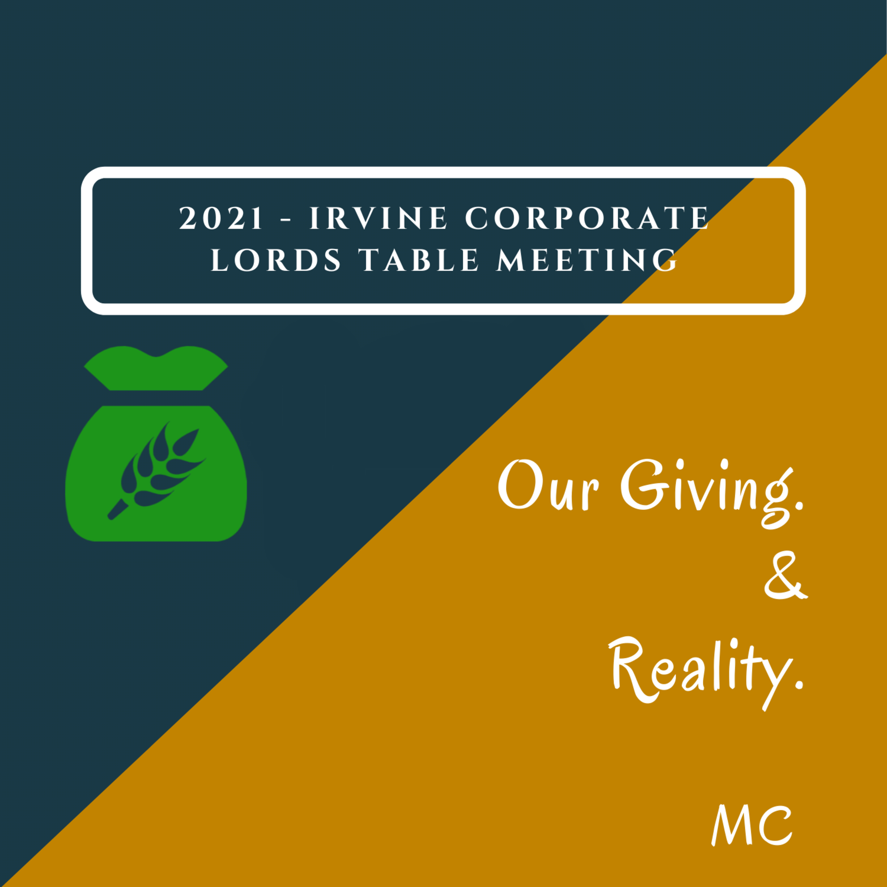 Giving & Reality - Corporate Lord's Table Meeting episode artwork