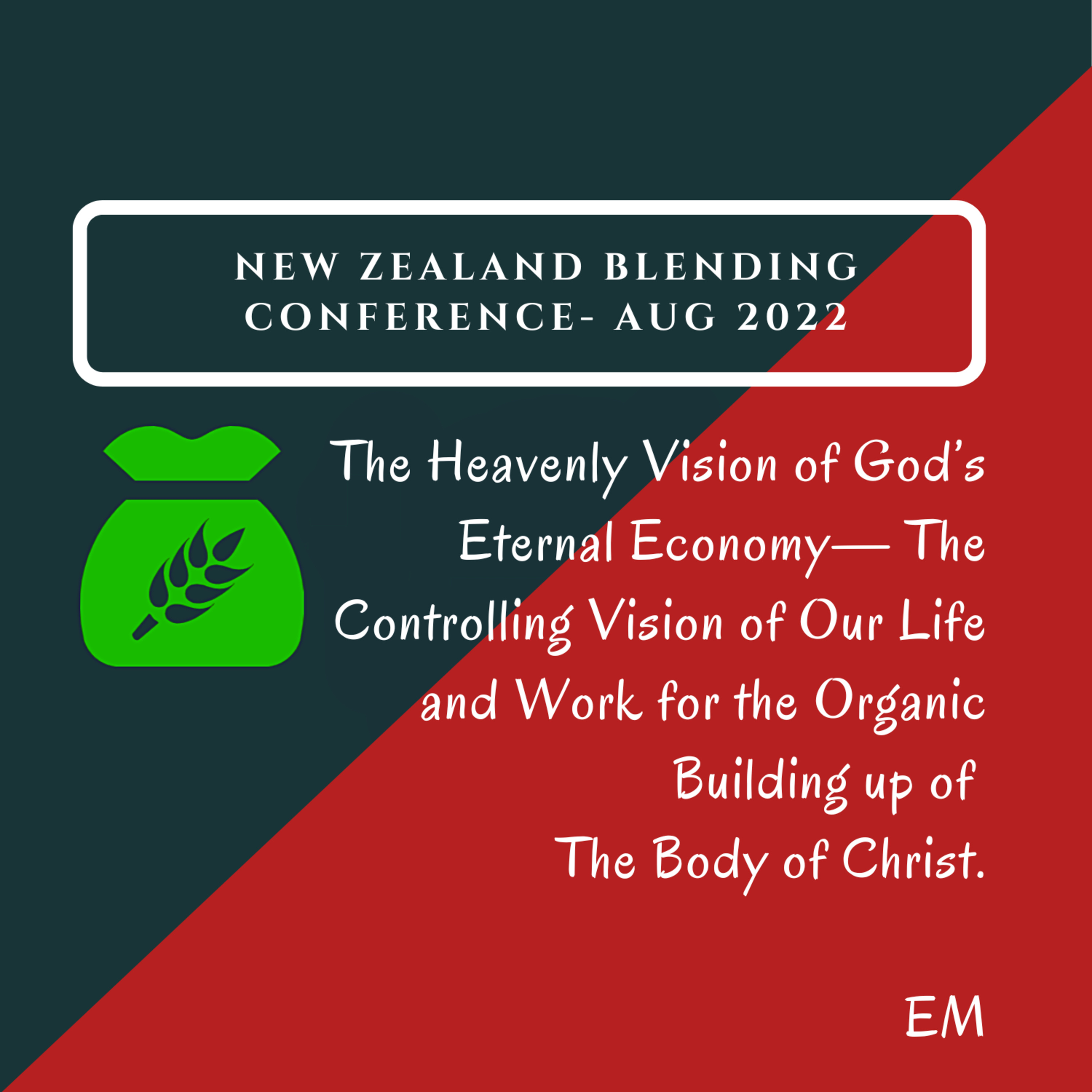 Msg 04 - The Divine Dispensing for the Divine Economy Being the Process of Dispositional Sanctification as Our Beautification to Become the Holy and Glorious Bride for Christ episode artwork