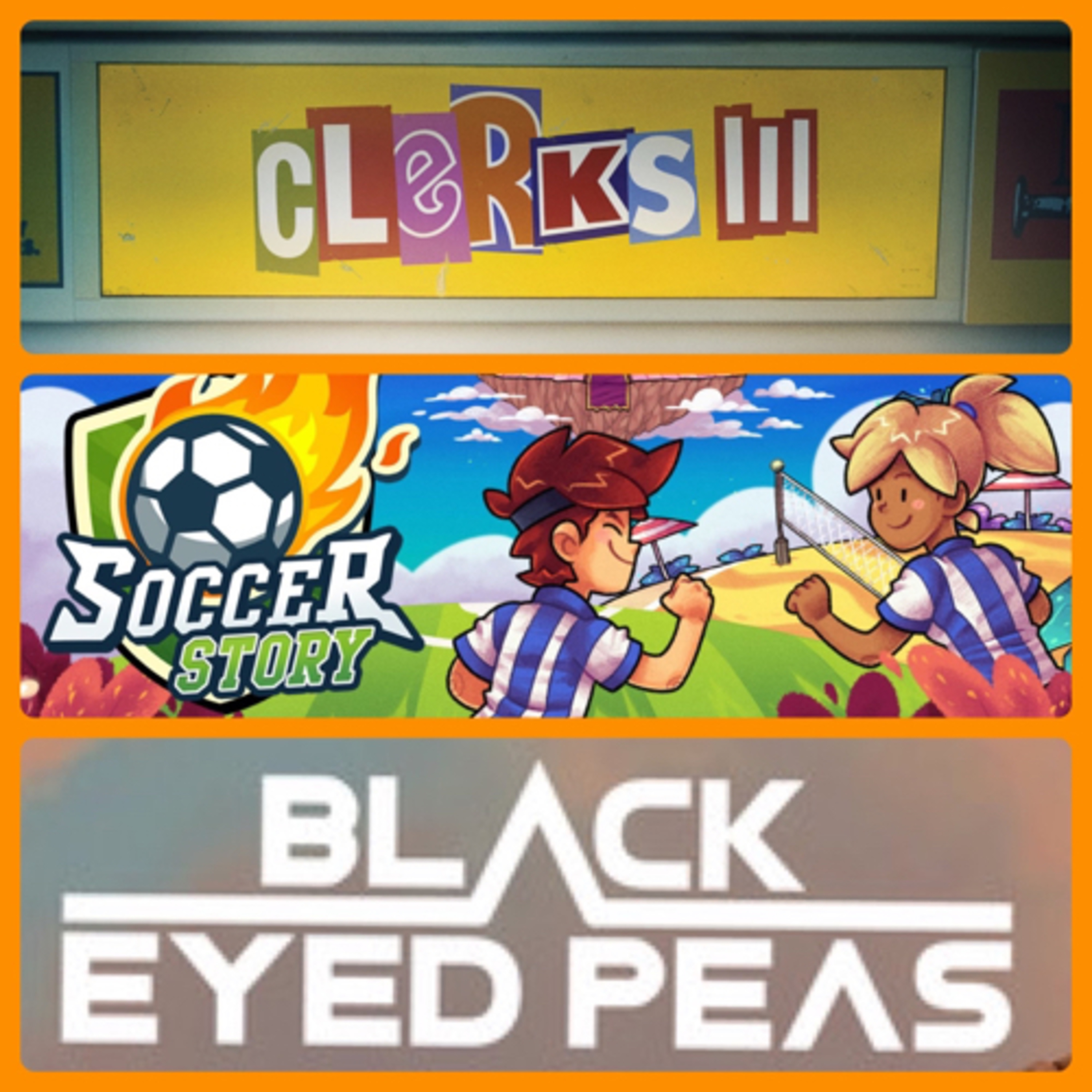 Clerks III, Soccer Story, Elevation by Black Eyed Peas