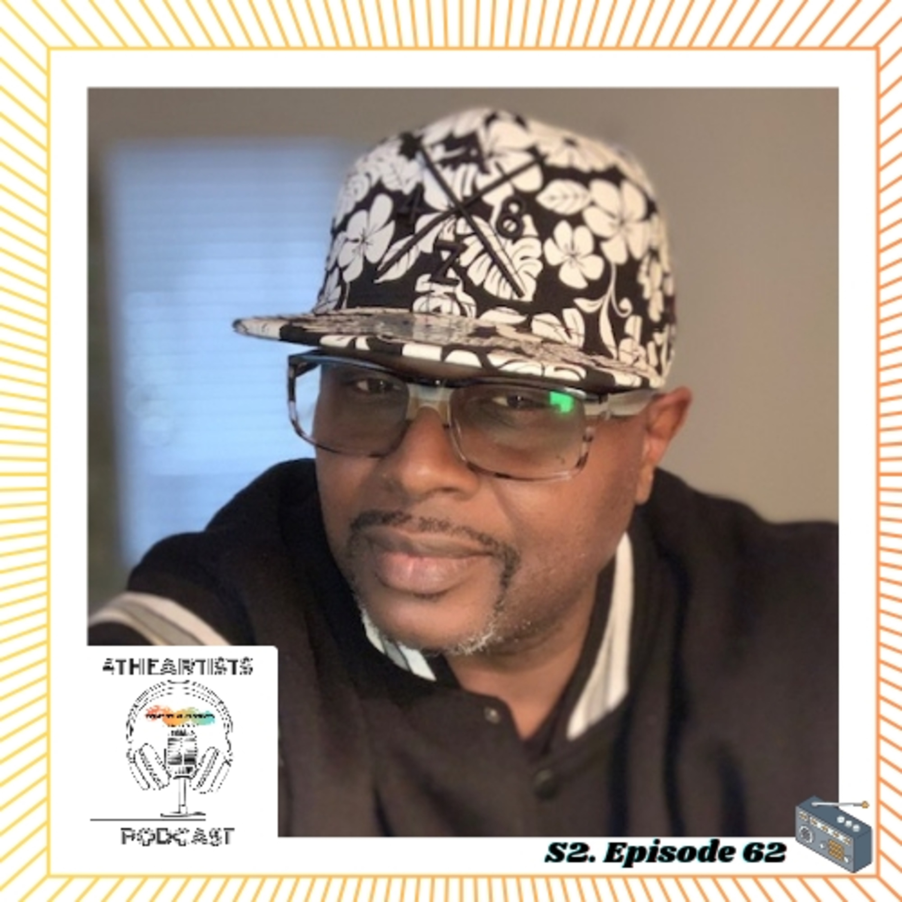#62 DJ/Radio Host SUGABEAR #4theARTISTS PODCAST www.creativemprojects.org episode artwork