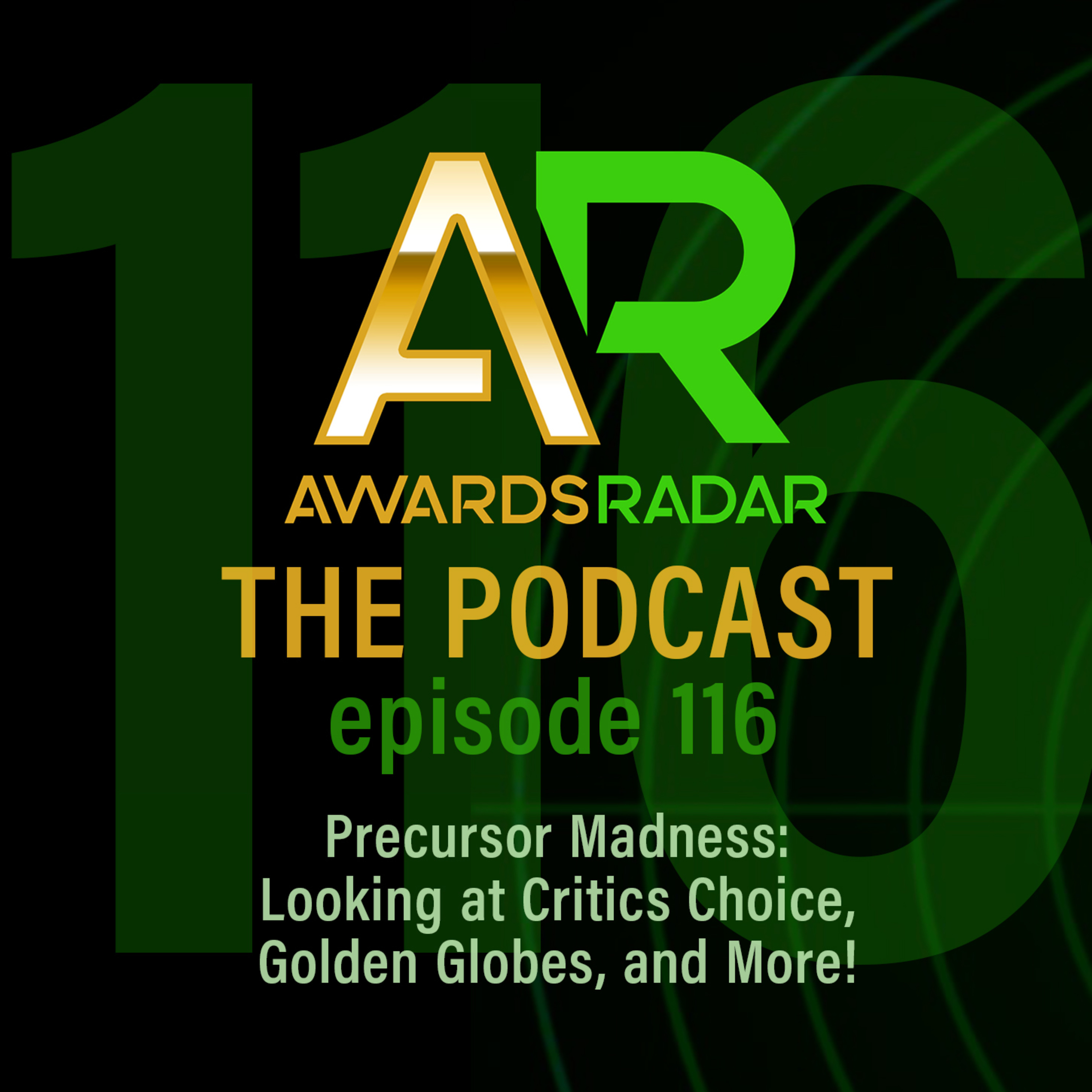 #116: Precursor Madness: A Look at Critics Choice, Golden Globes, and More! episode artwork
