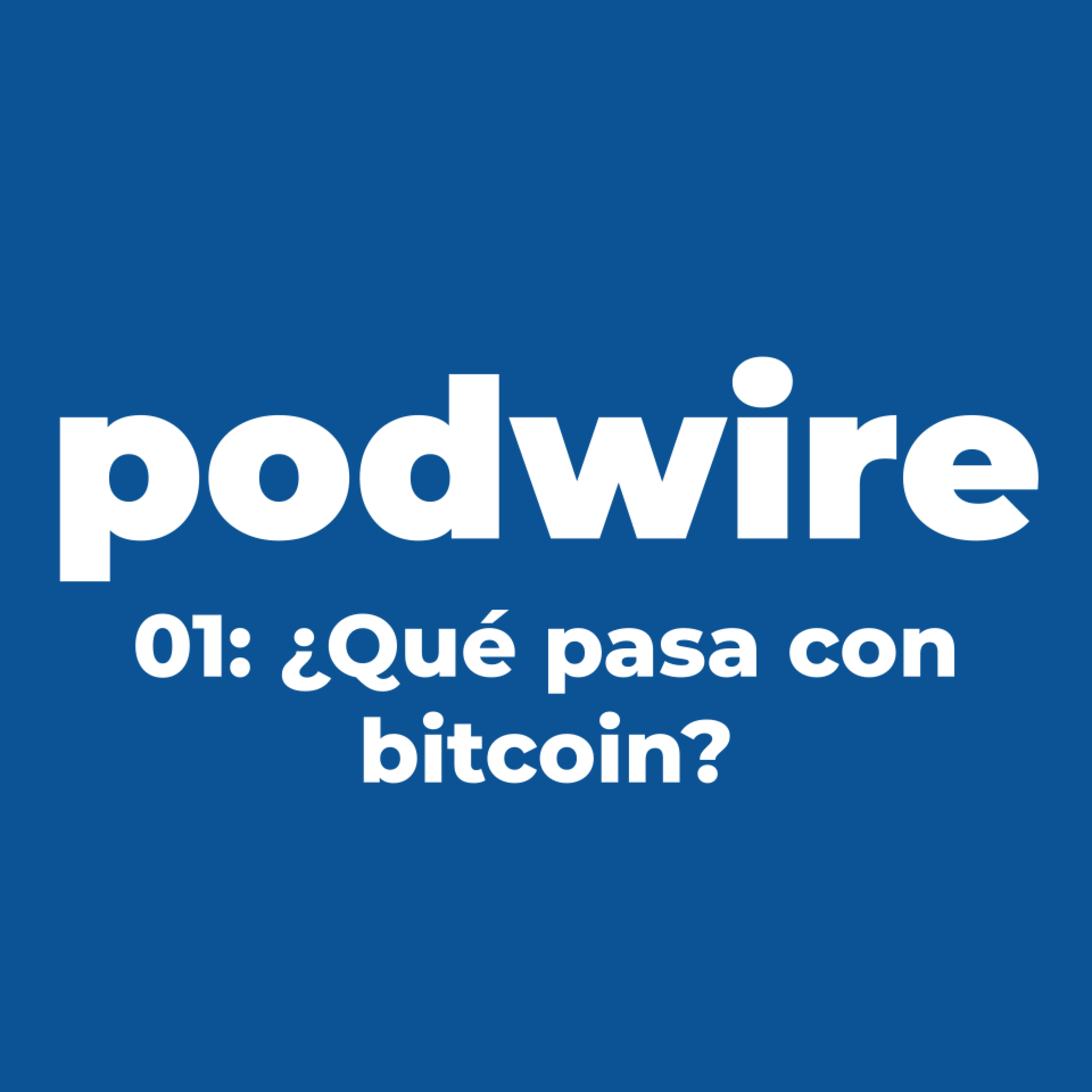 01: ¿ Qué pasa con bitcoin?