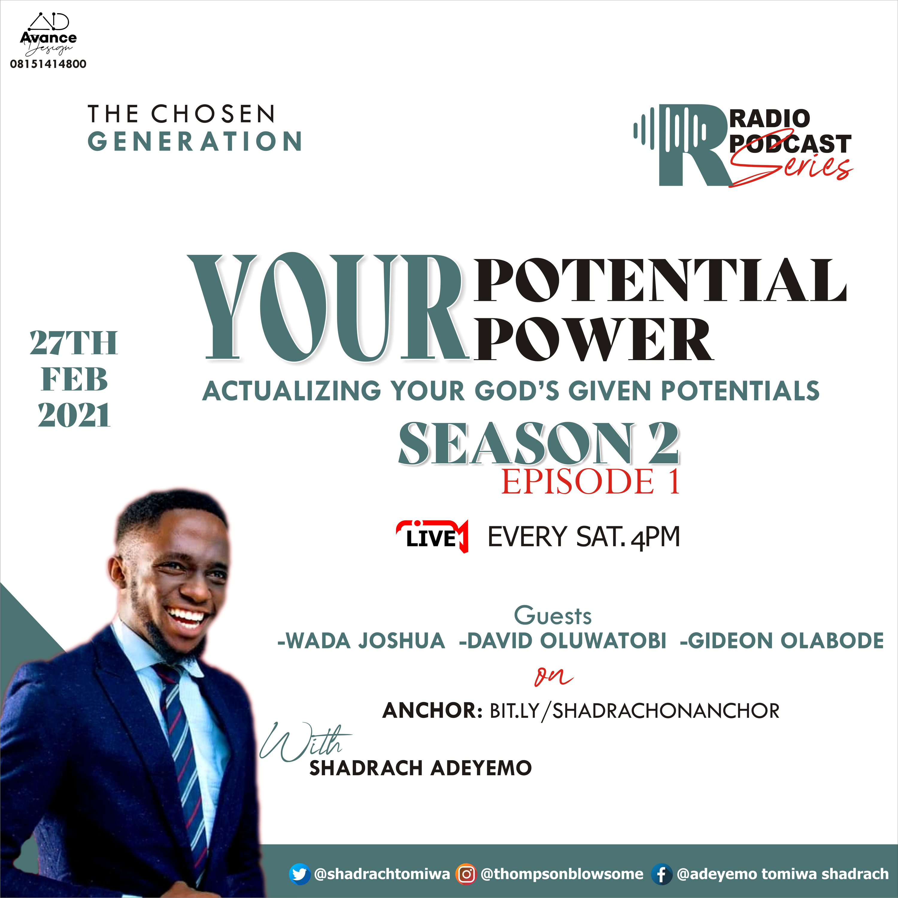YOUR POTENTIAL YOUR POWER_Shadrach Adeyemo