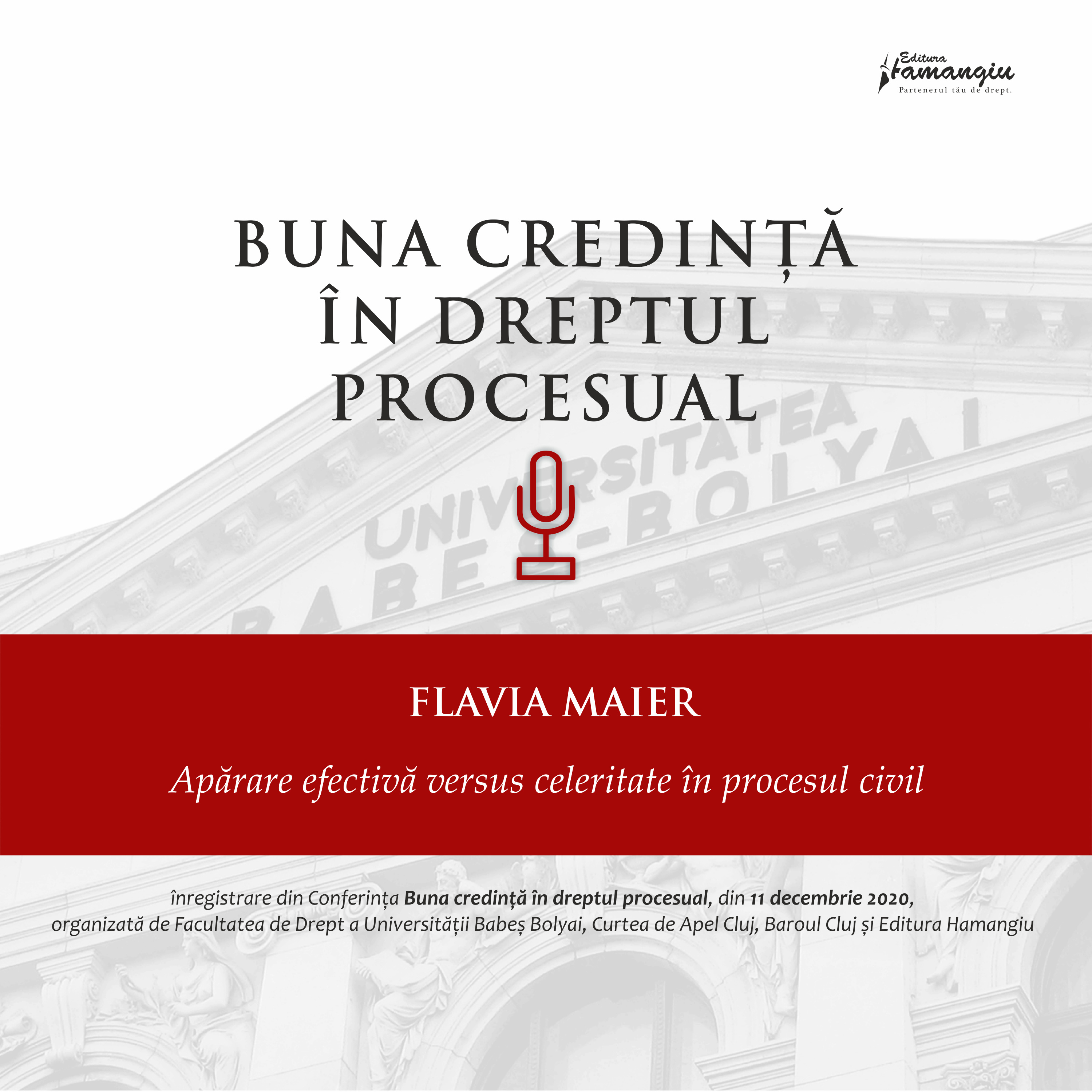 BUNA CREDINȚĂ ÎN DREPTUL PROCESUAL