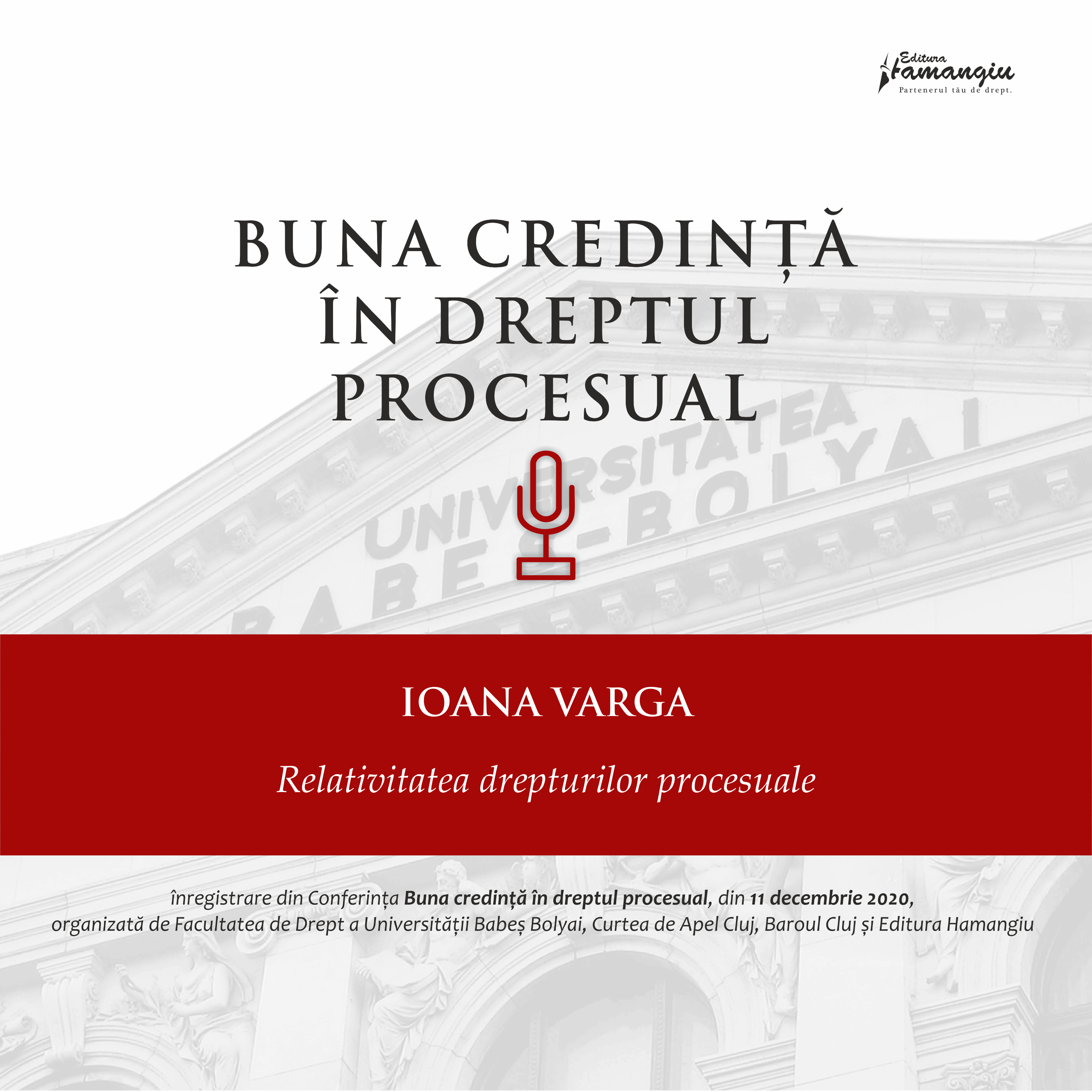 BUNA CREDINȚĂ ÎN DREPTUL PROCESUAL