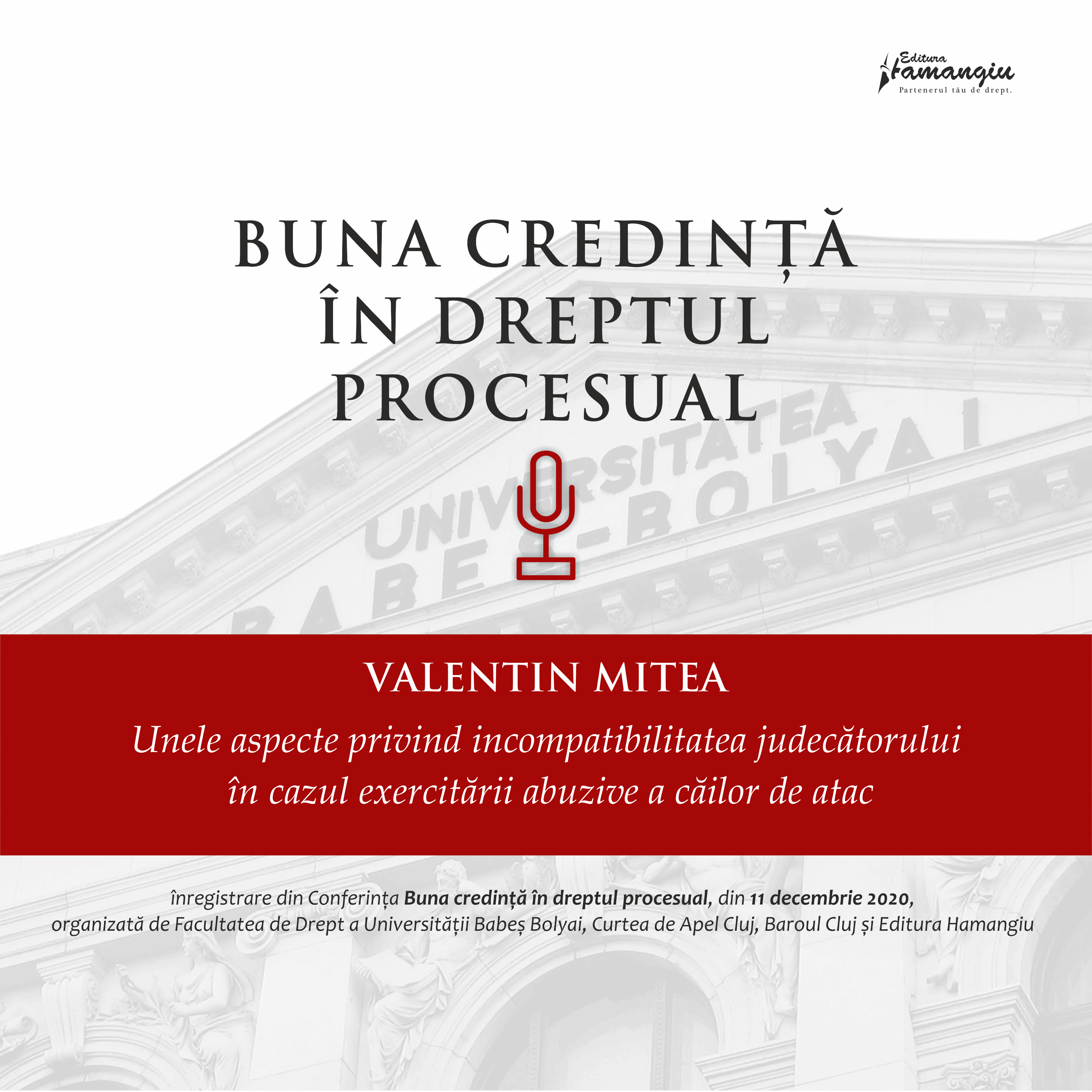 BUNA CREDINȚĂ ÎN DREPTUL PROCESUAL