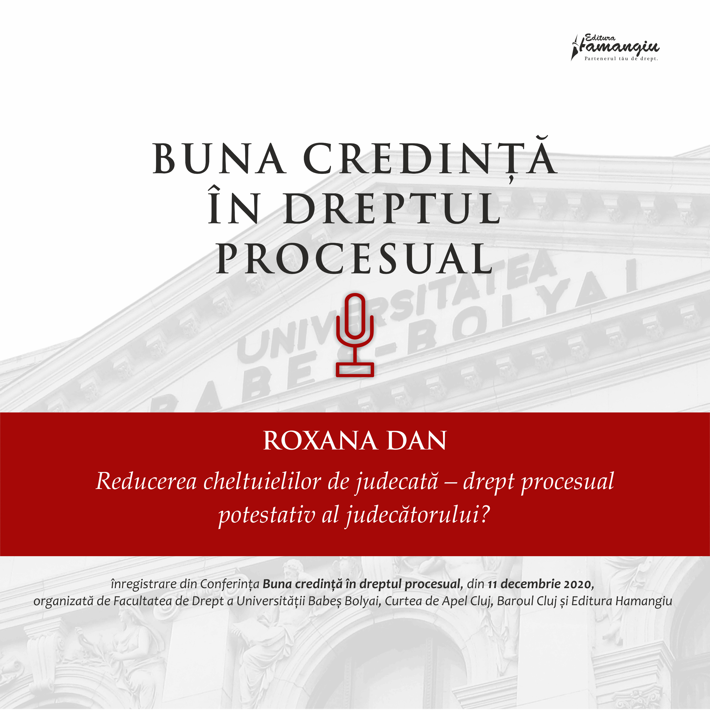 BUNA CREDINȚĂ ÎN DREPTUL PROCESUAL