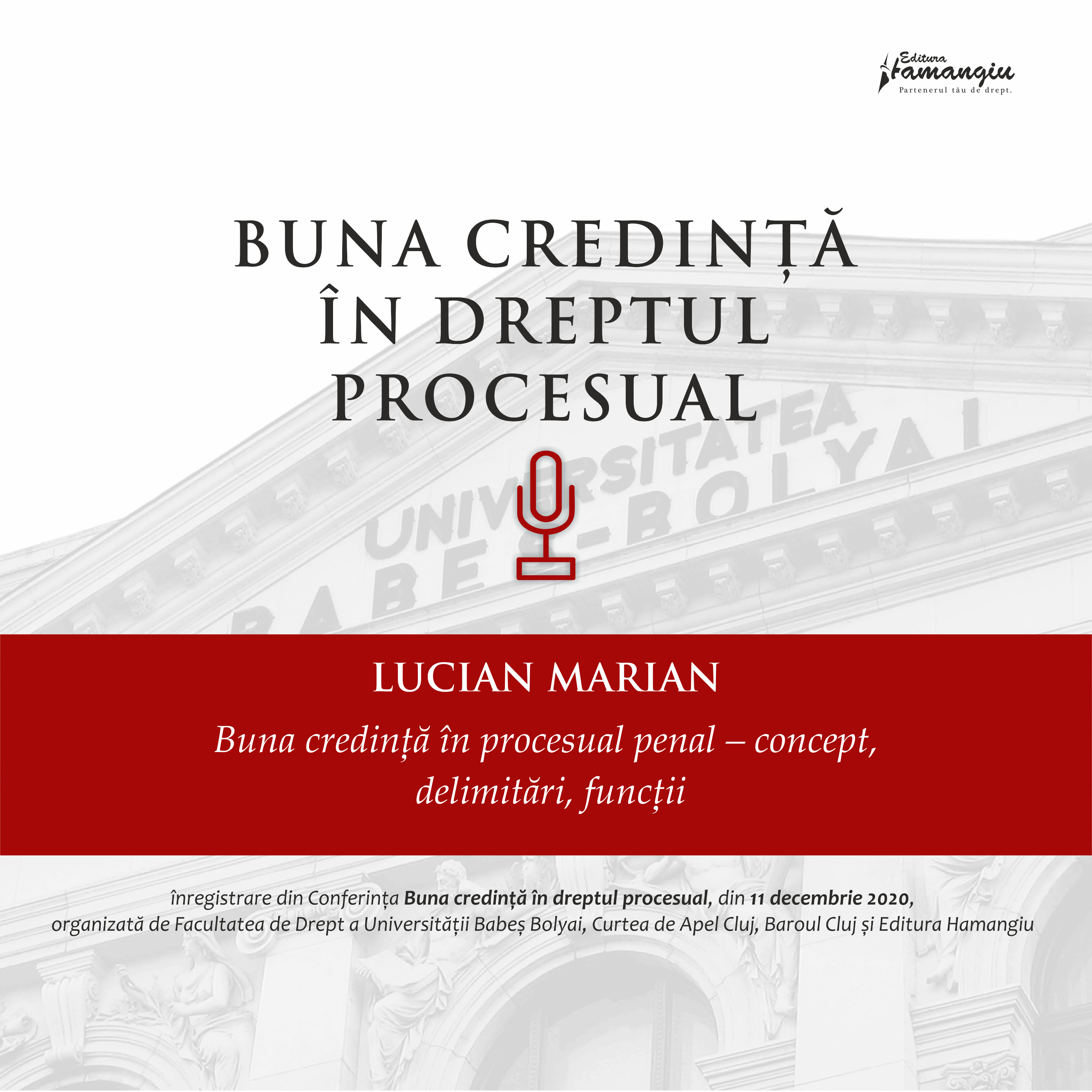 BUNA CREDINȚĂ ÎN DREPTUL PROCESUAL