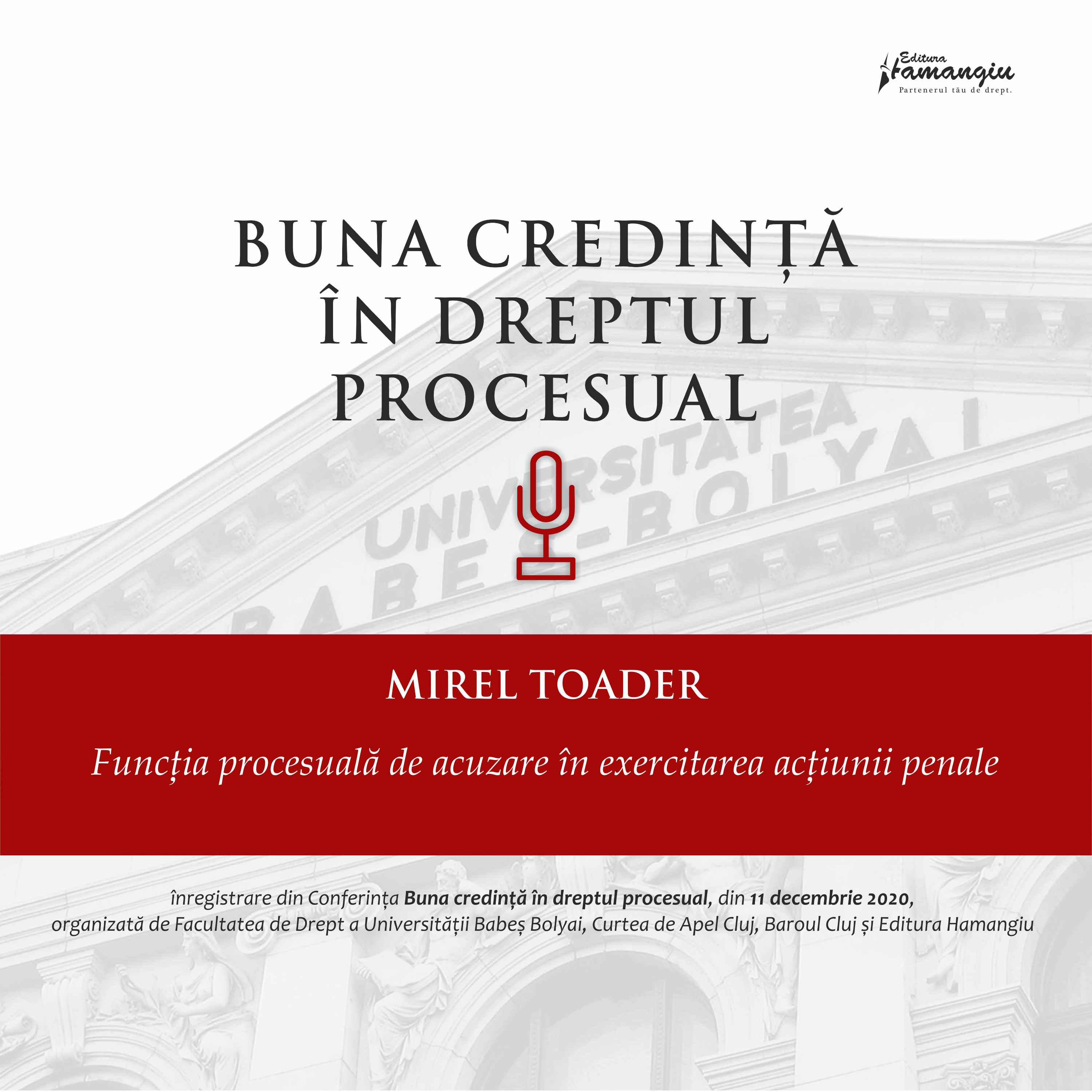BUNA CREDINȚĂ ÎN DREPTUL PROCESUAL