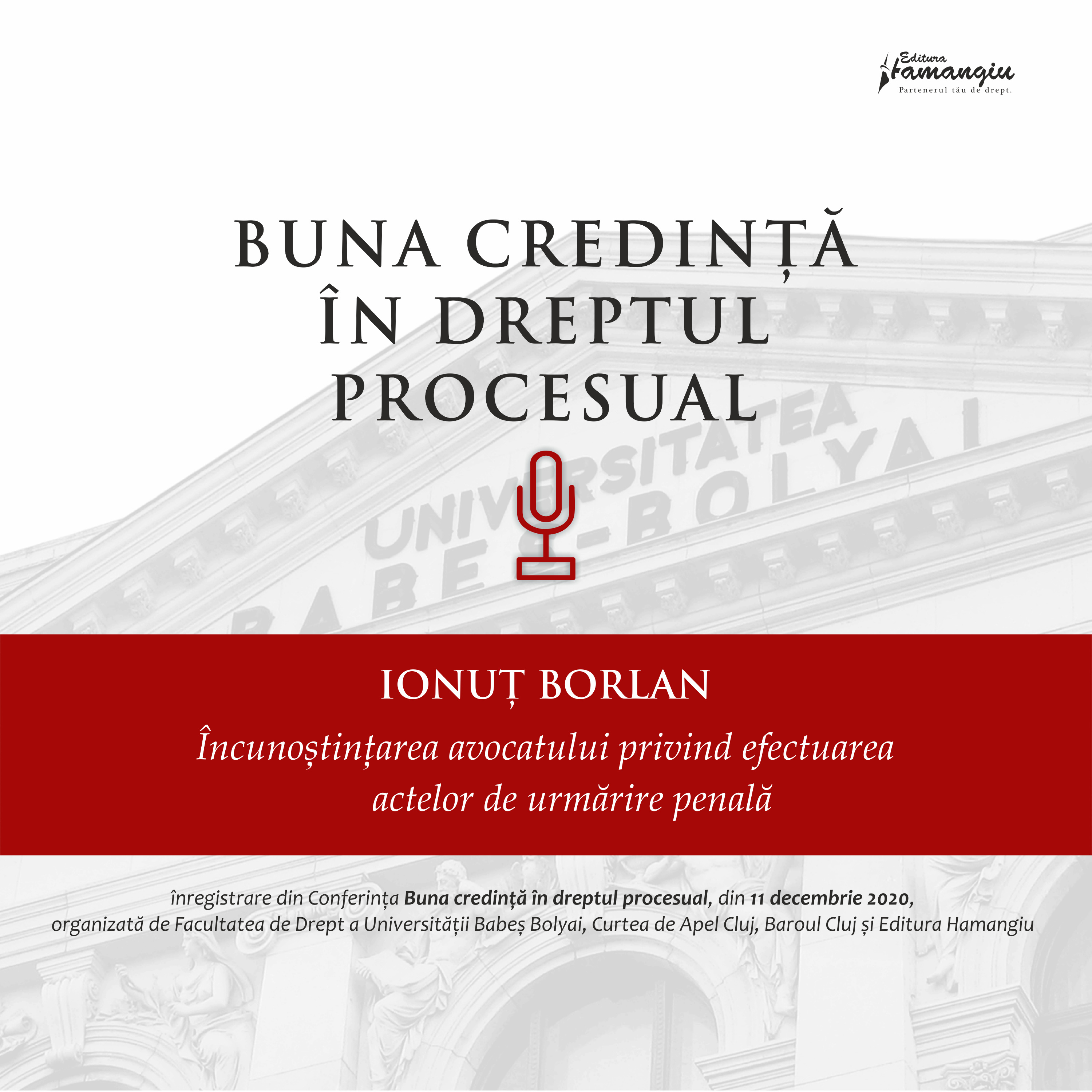 BUNA CREDINȚĂ ÎN DREPTUL PROCESUAL