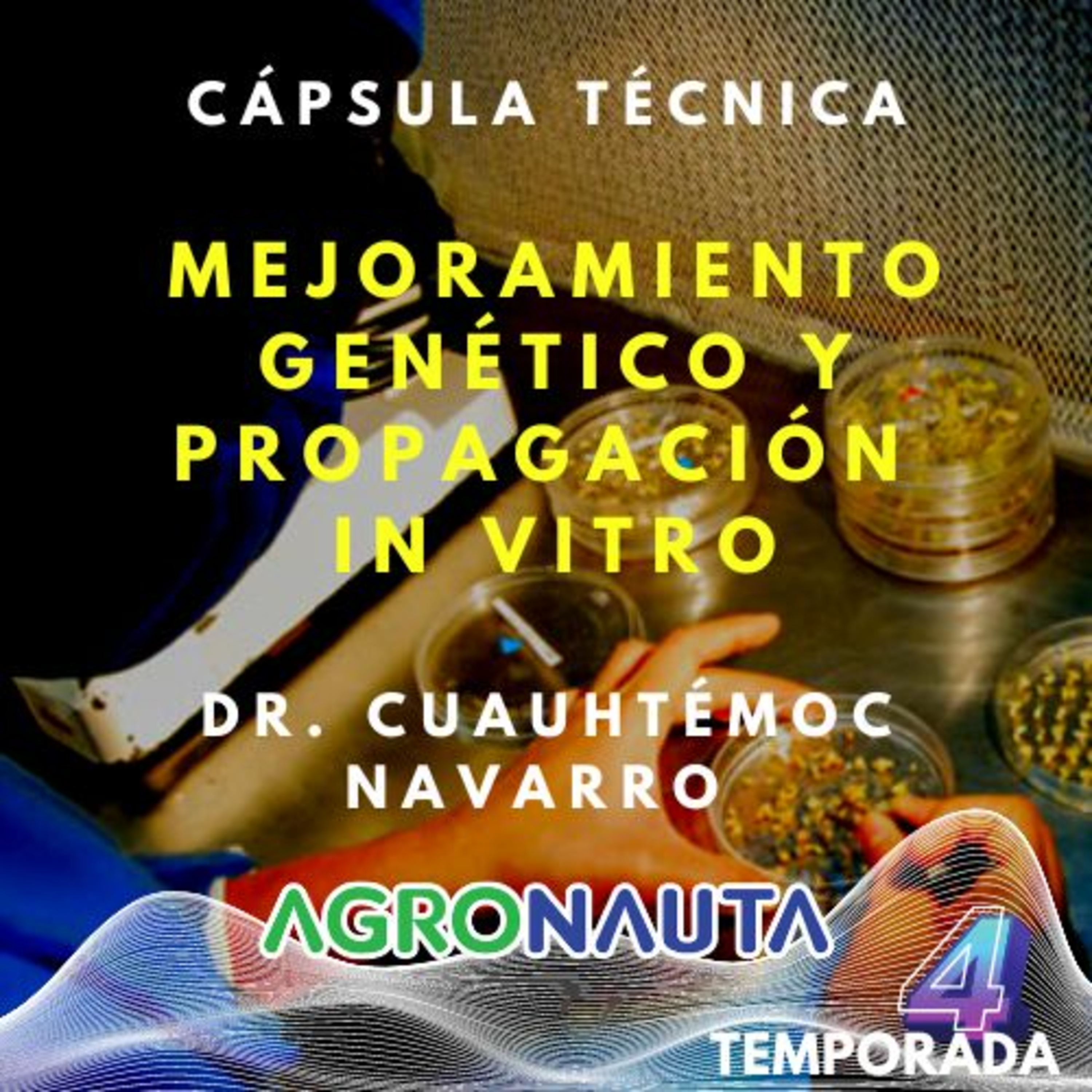 Episodio 7 T4: Mejoramiento Genético y Propagación In Vitro - Dr. Cuauhtémoc Navarro  episode artwork