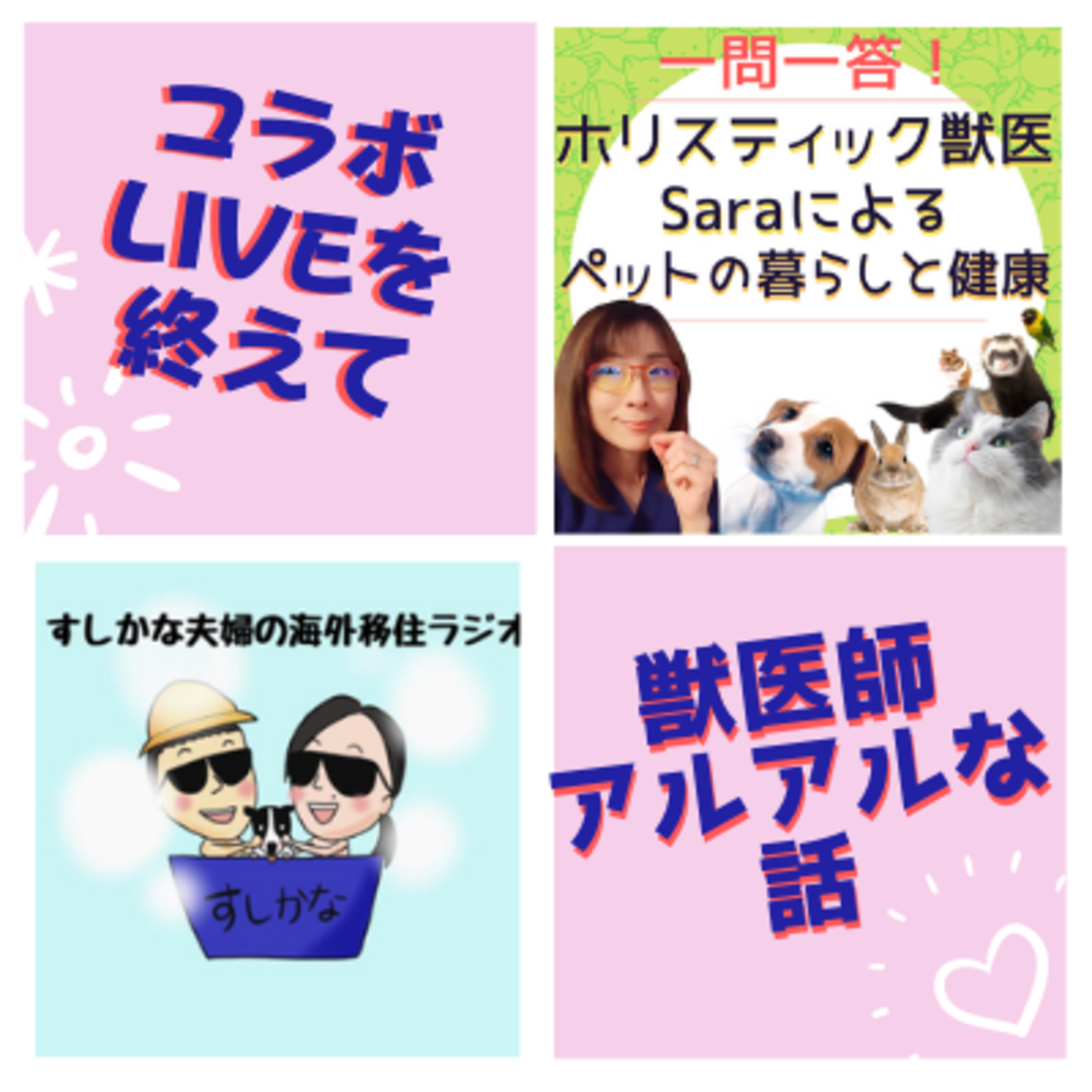#108. 獣医師アルアル：食事中にアレの話は厳禁？（コラボ配信を終えて） episode artwork