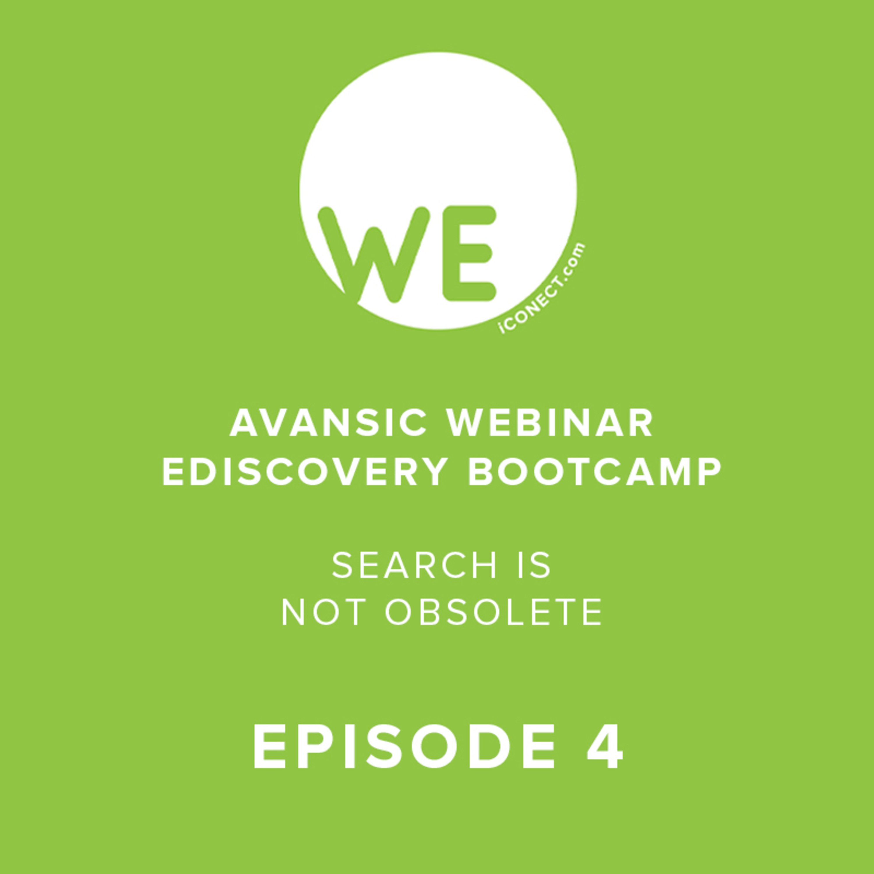 Avansic Webinar Series - Episode 4 - Search is Not Obsolete thumbnail