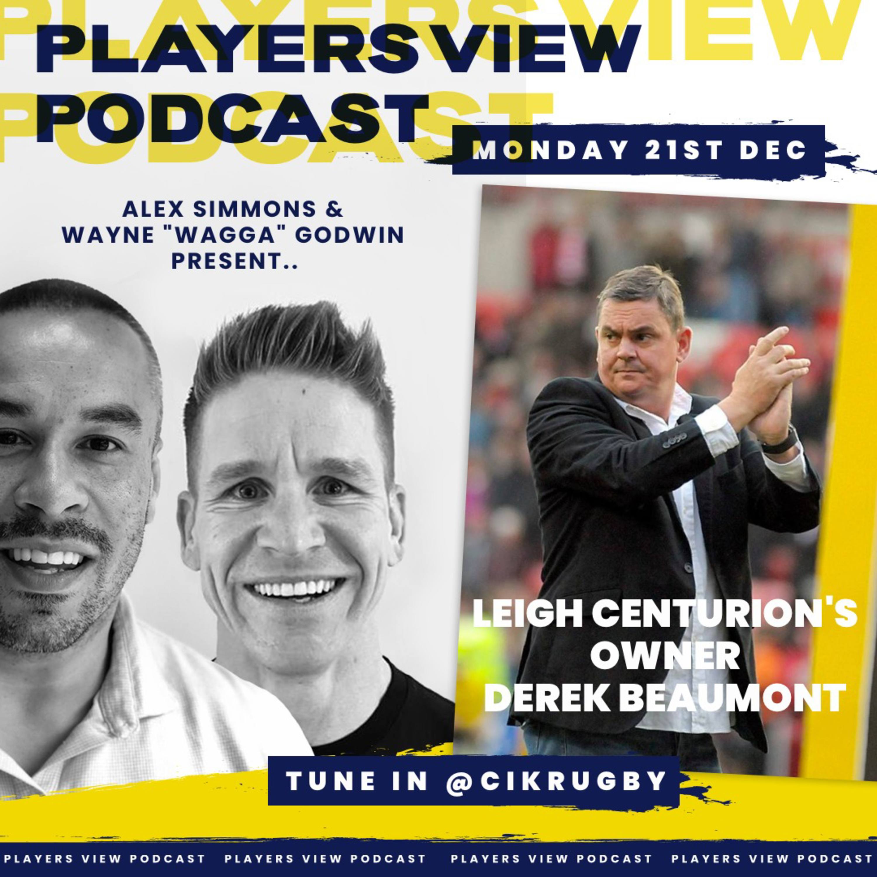 CiK Rugby - Players View Podcast episode 2 - Derek Beaumont