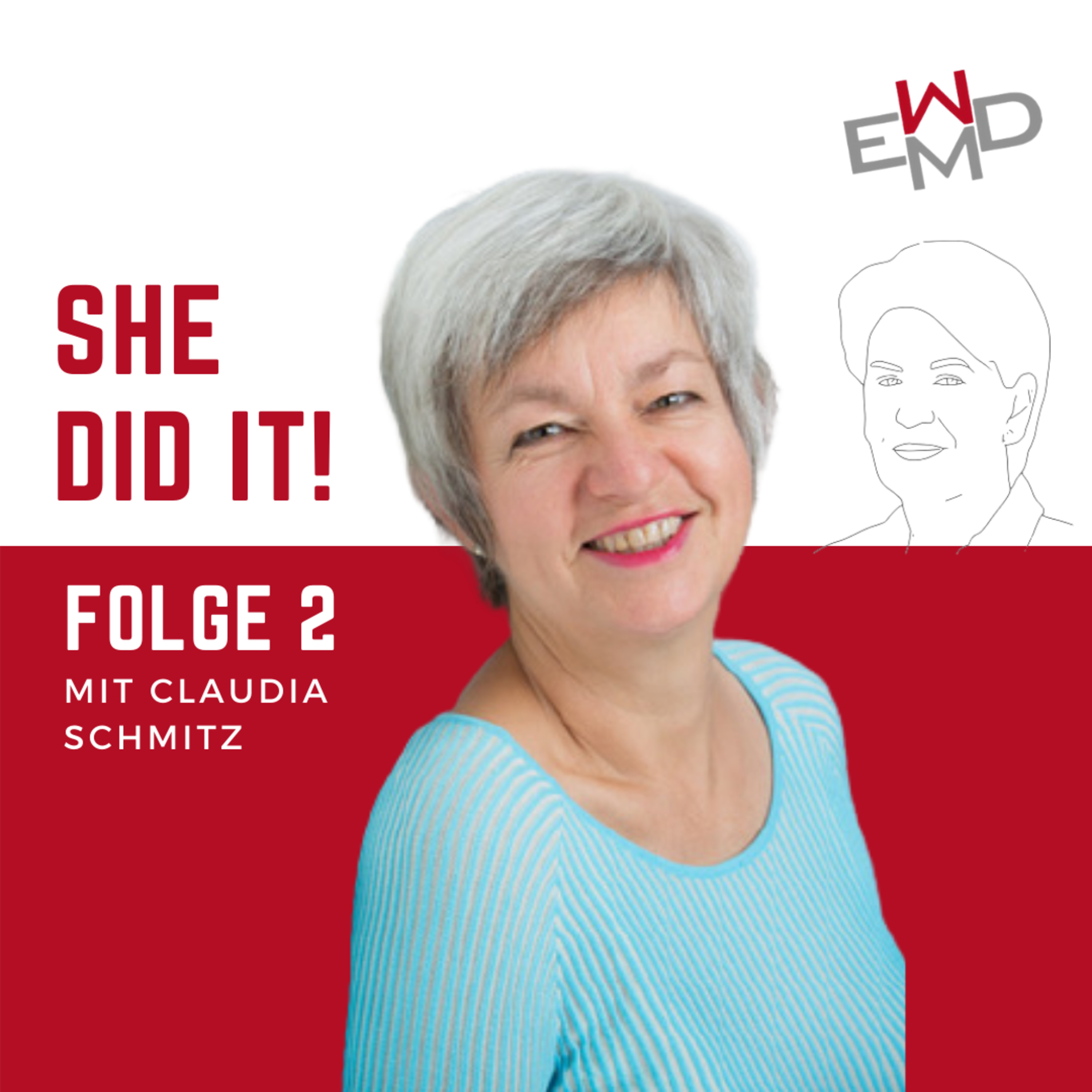 She did it