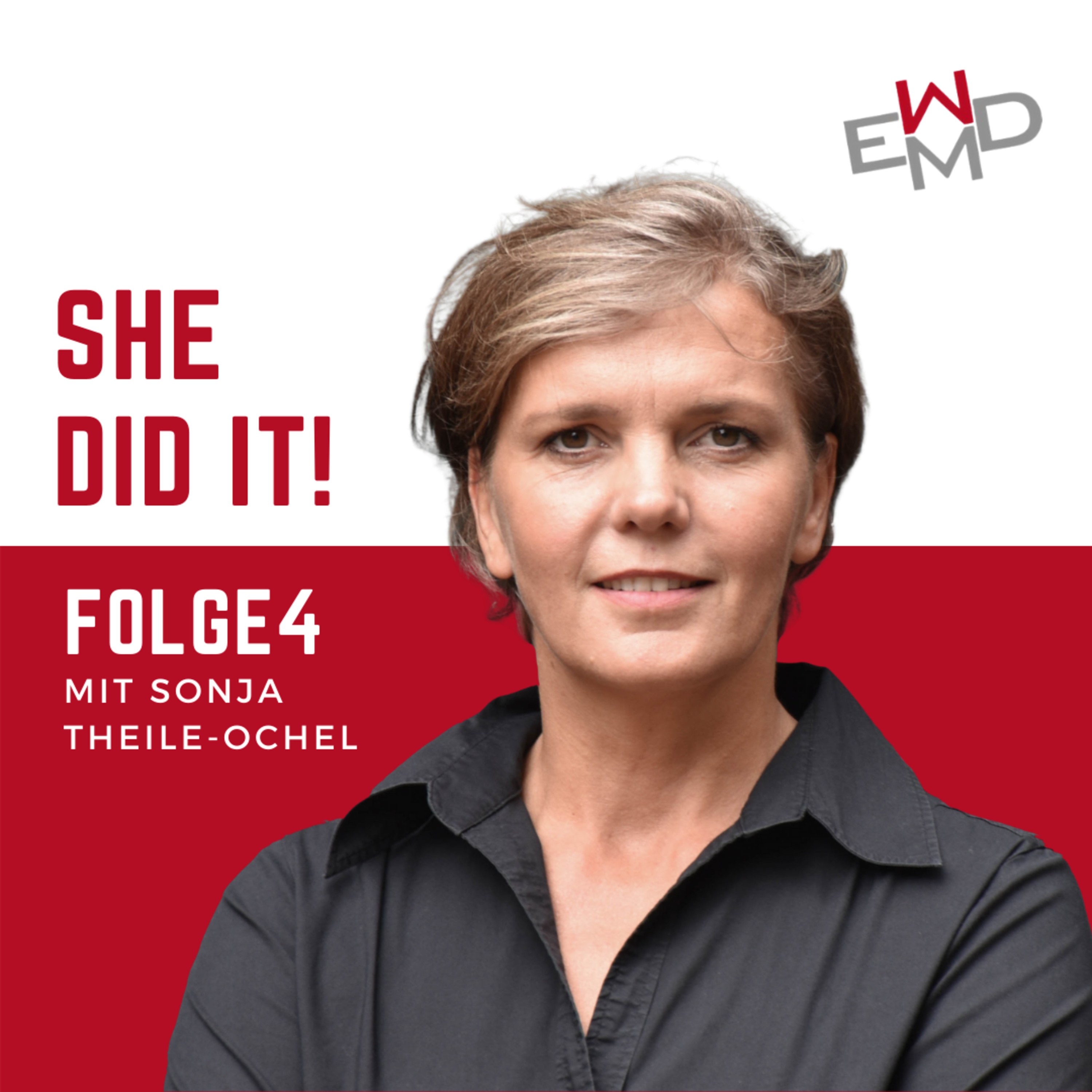 She did it