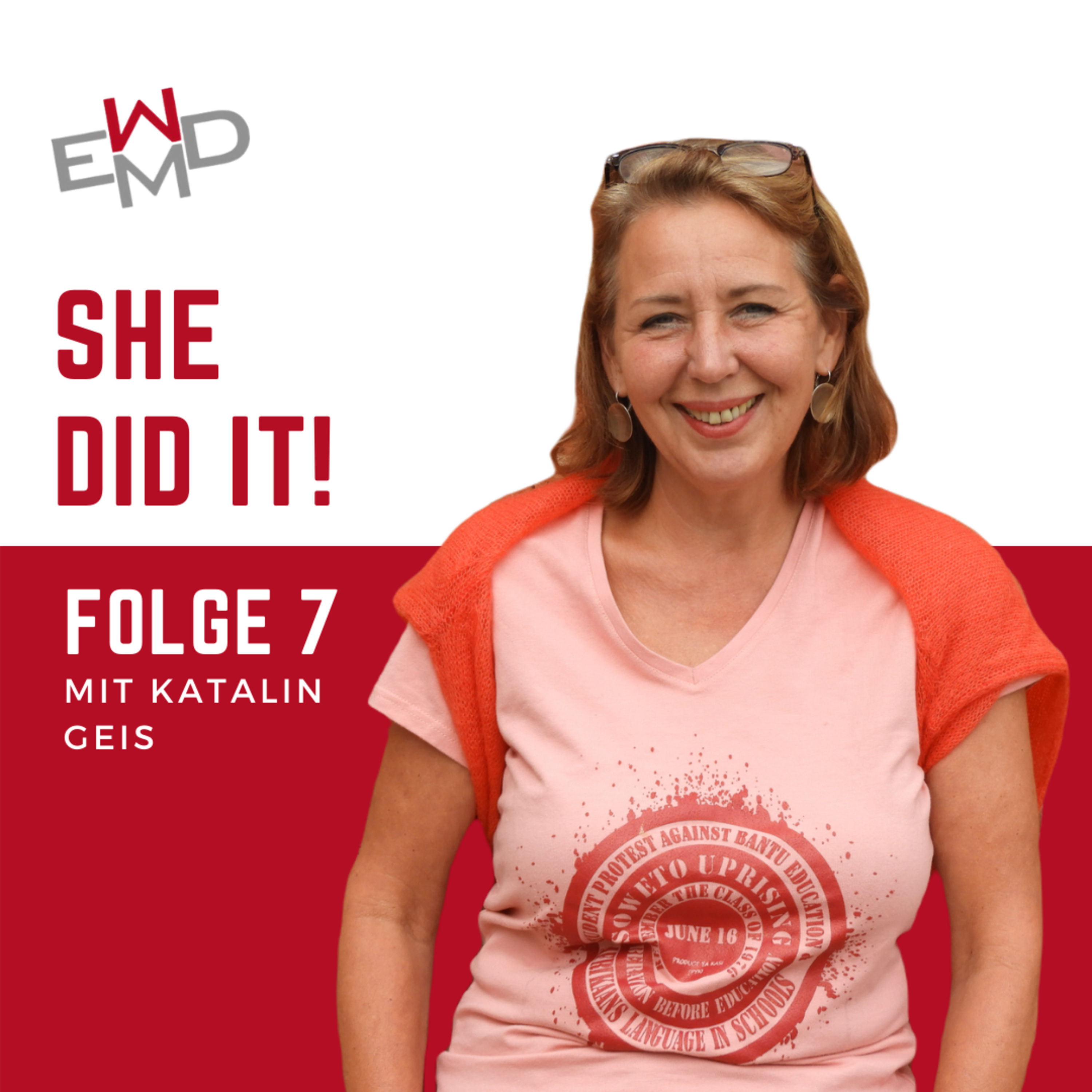 She did it