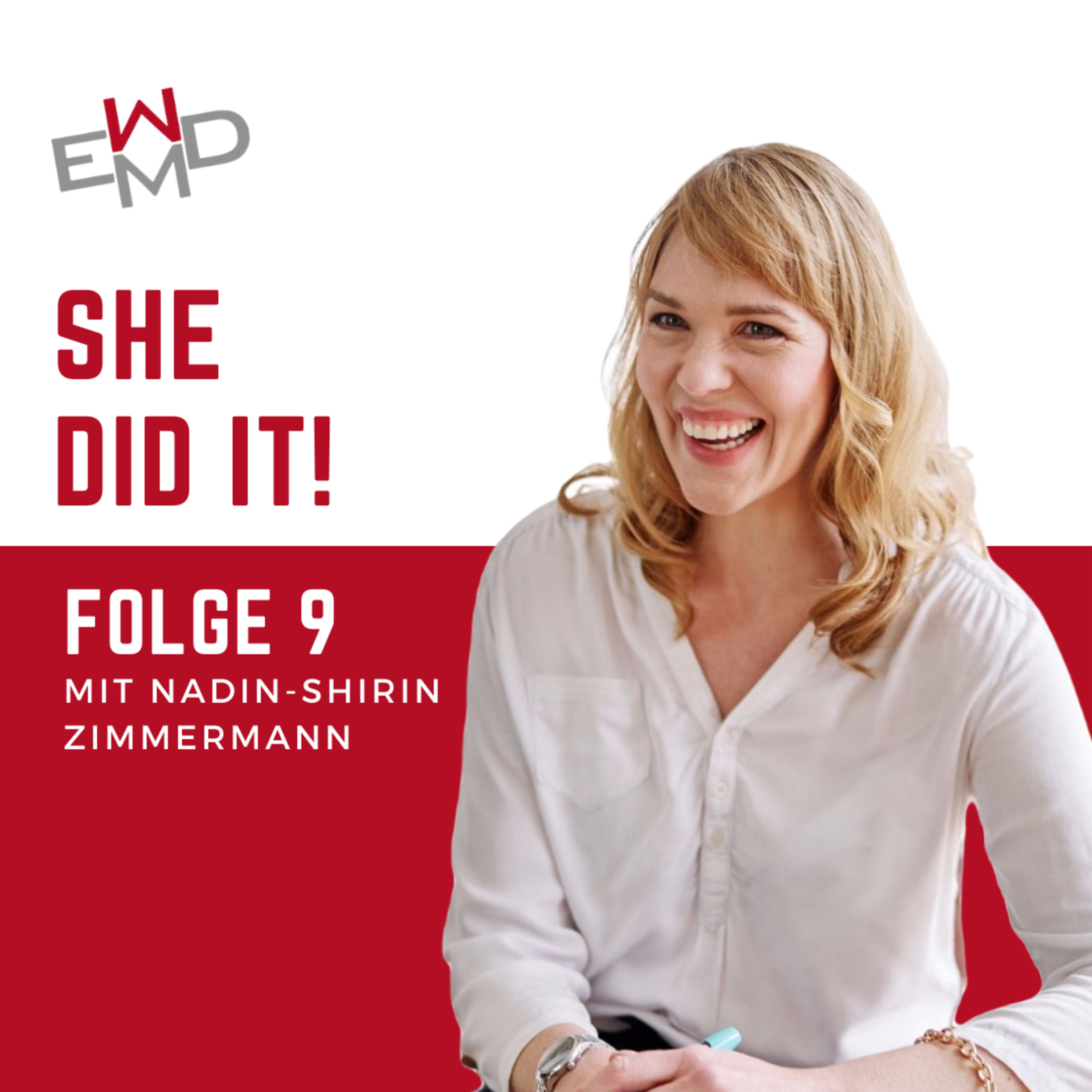 She did it