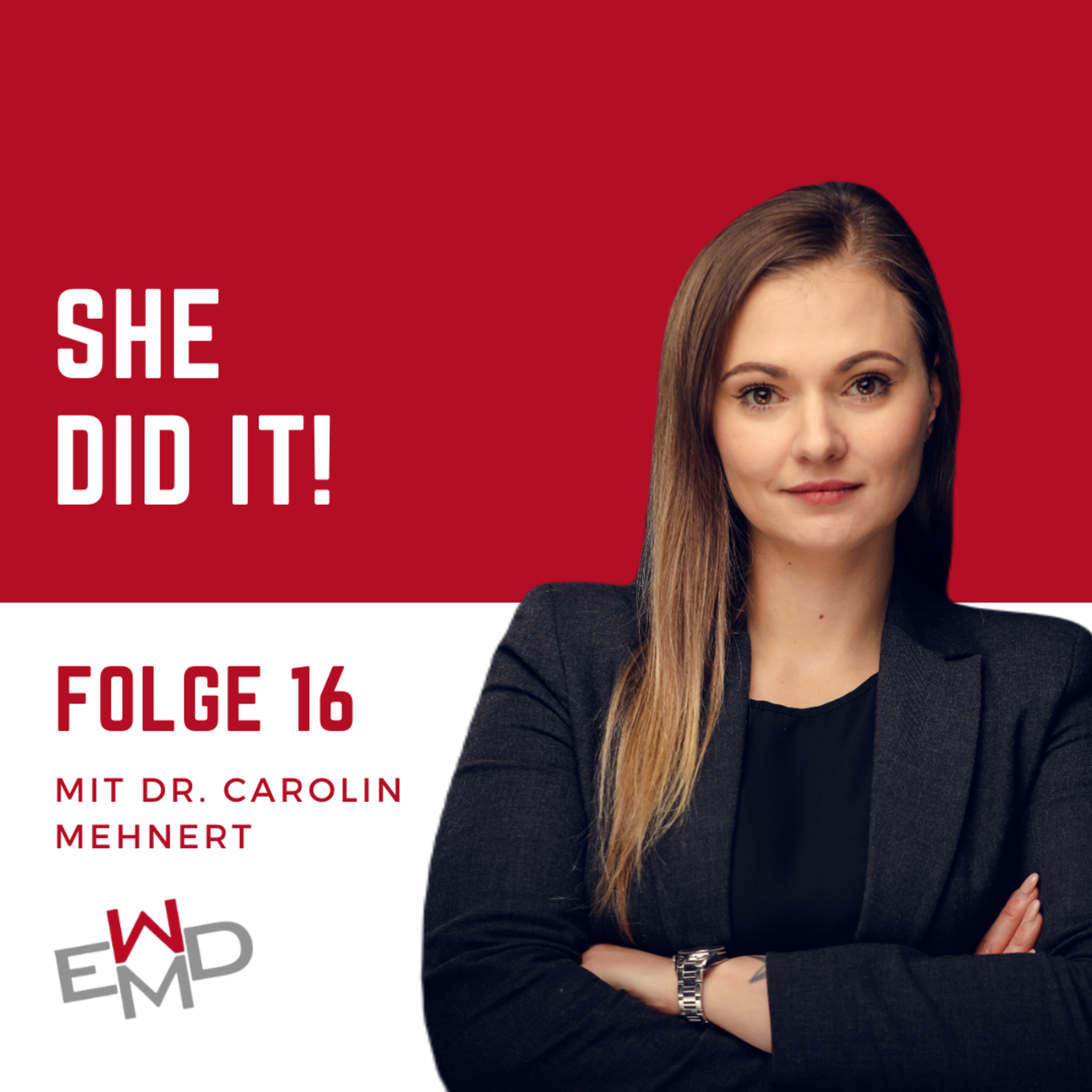 She did it