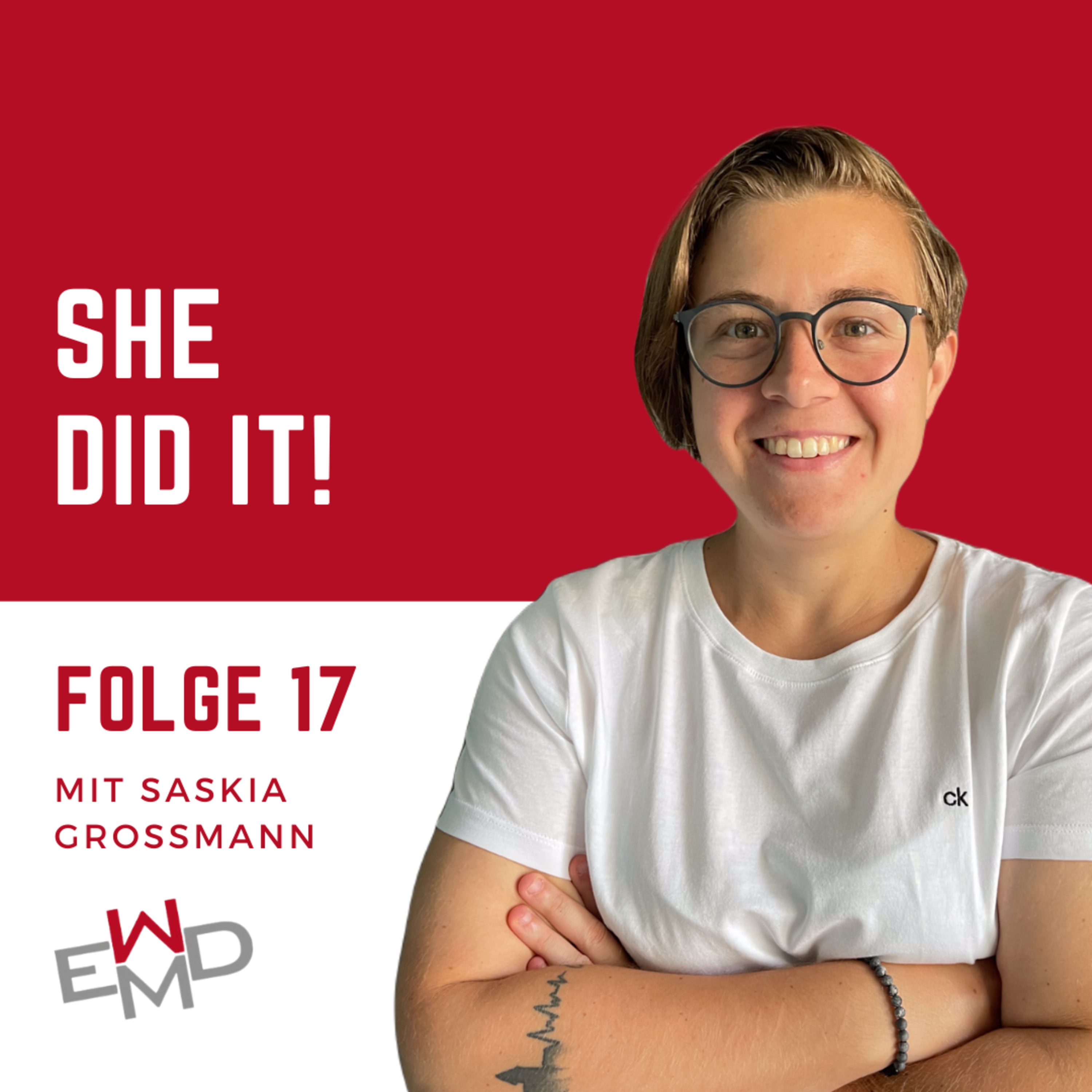 She did it