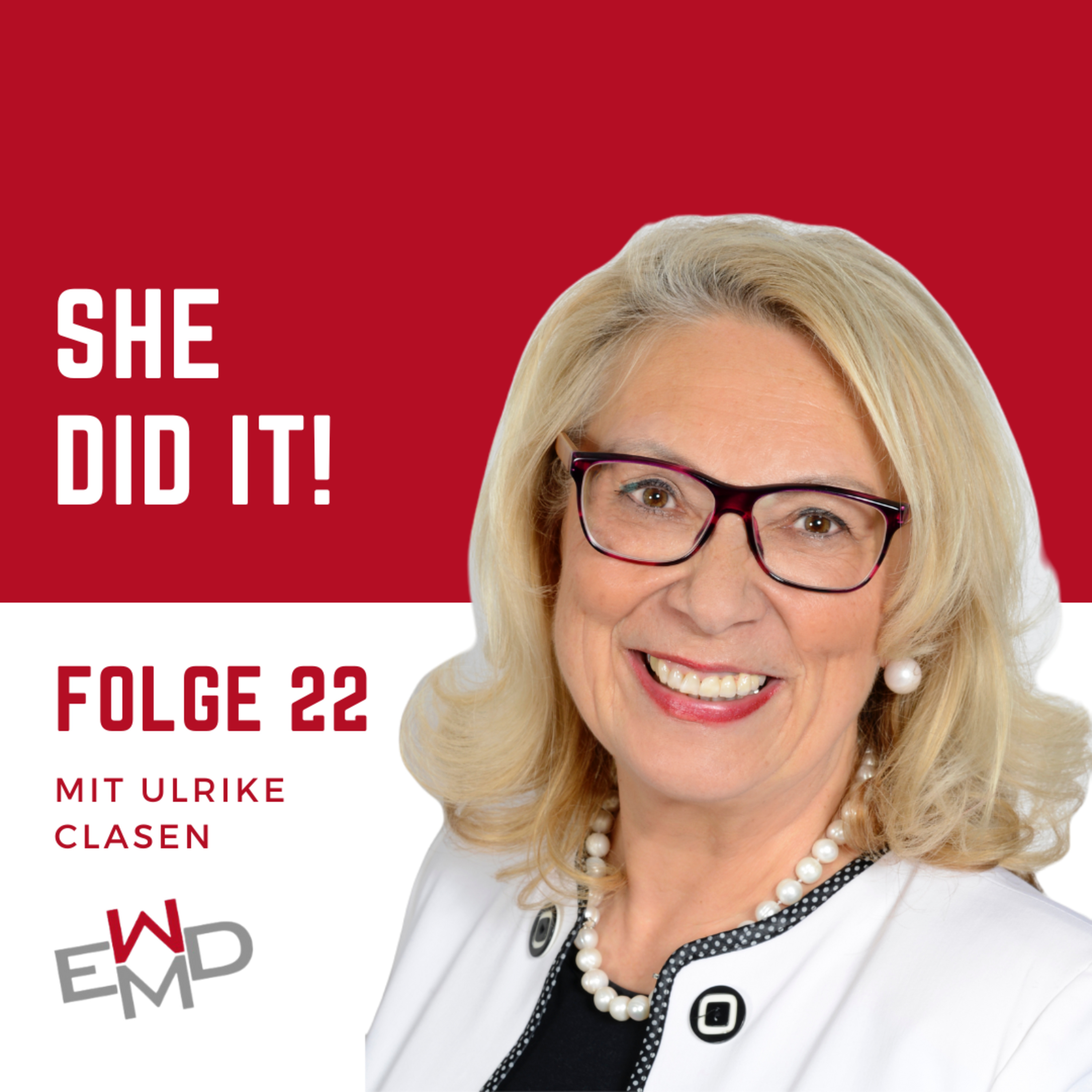 She did it