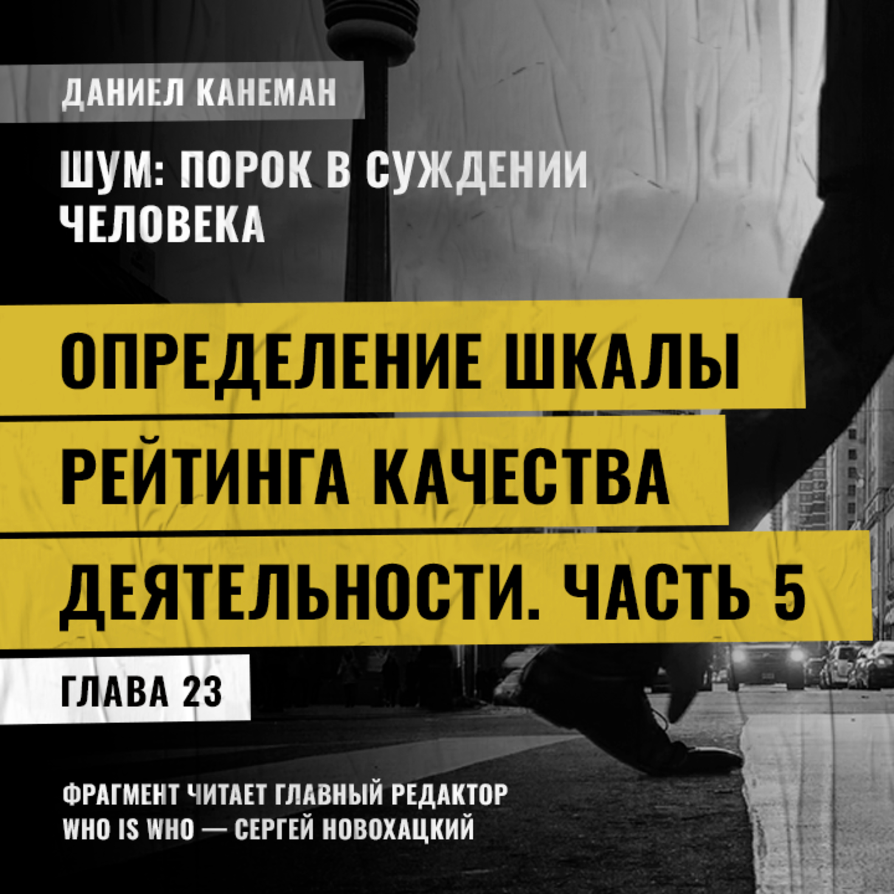 Определение шкалы рейтинга качества деятельности. Часть 5. Даниэль Канеман [Шум: изъян в человеческом суждении]
