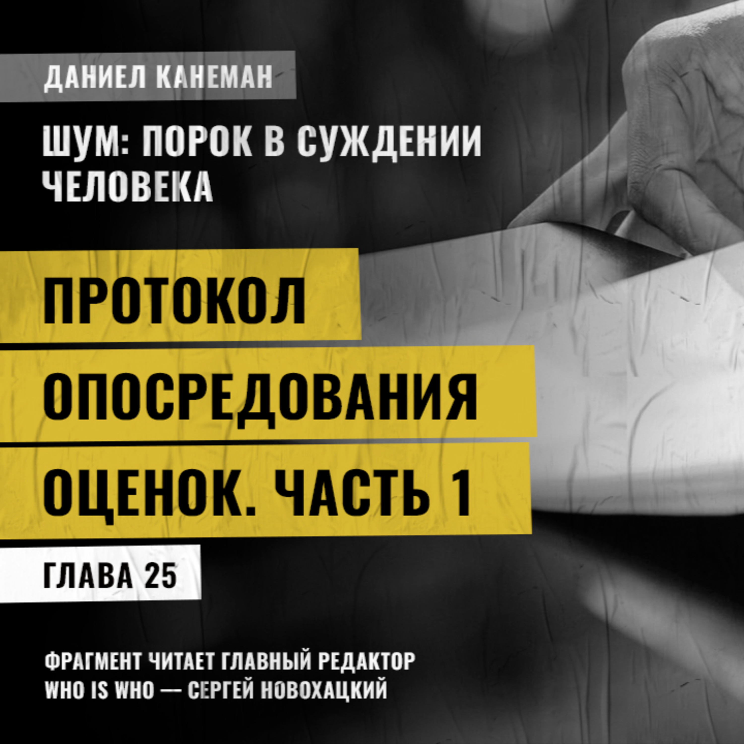 Протокол опосредования оценок. Часть 1. Даниэль Канеман [Шум: изъян в человеческом суждении]