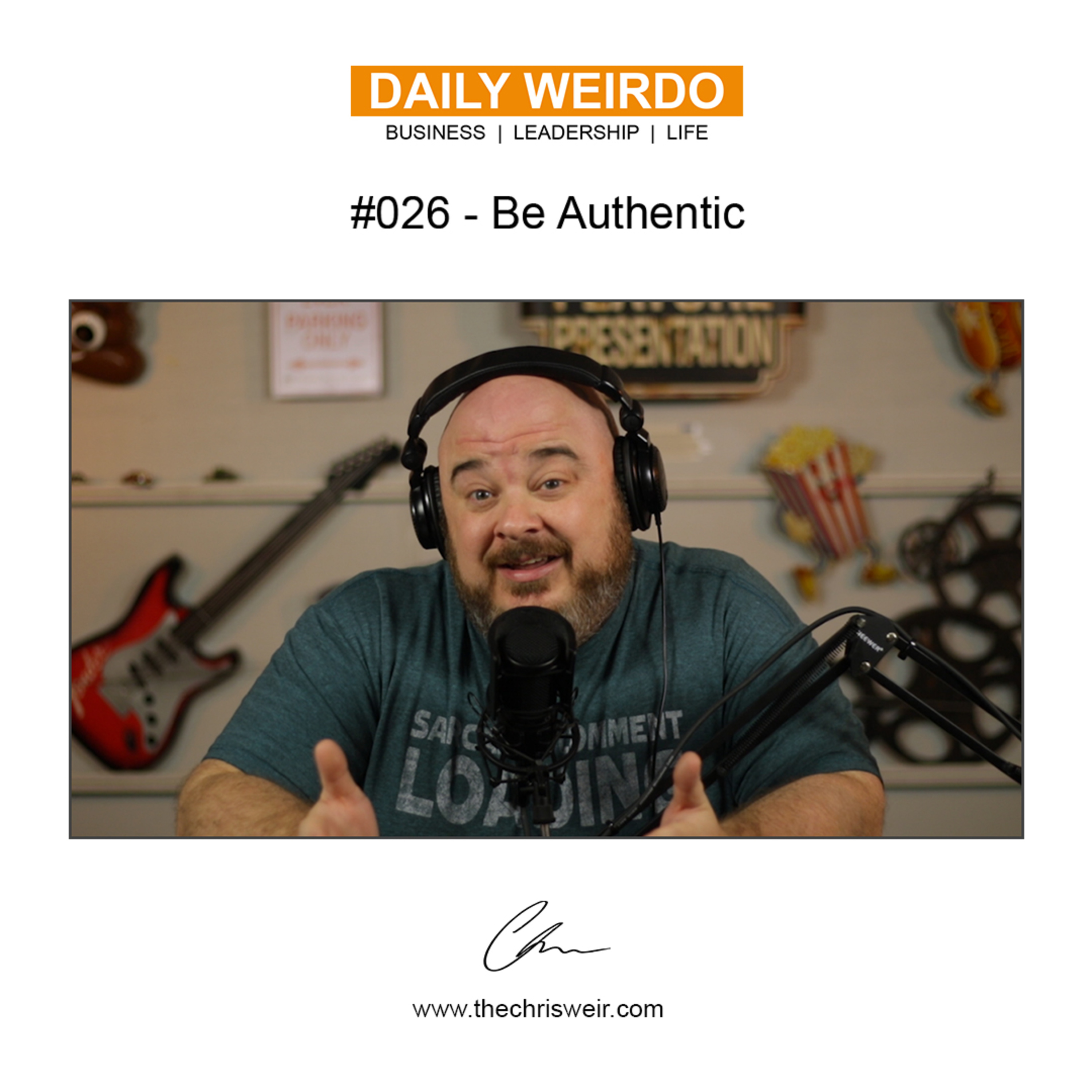 #026 - Be Authentic episode artwork