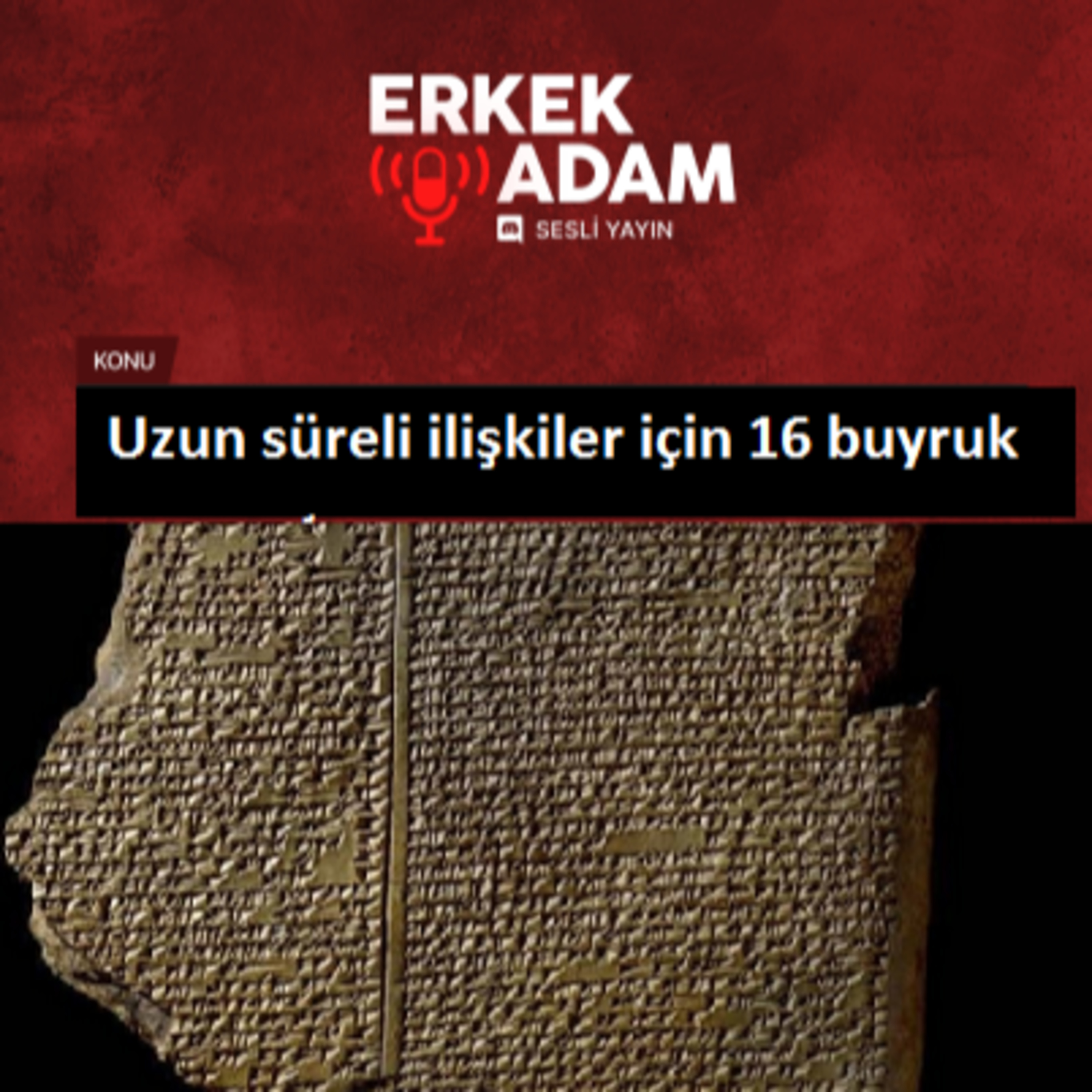 Erkek Adam Discord Yayını - Uzun süreli ilişkiler için 16 buyruk episode artwork