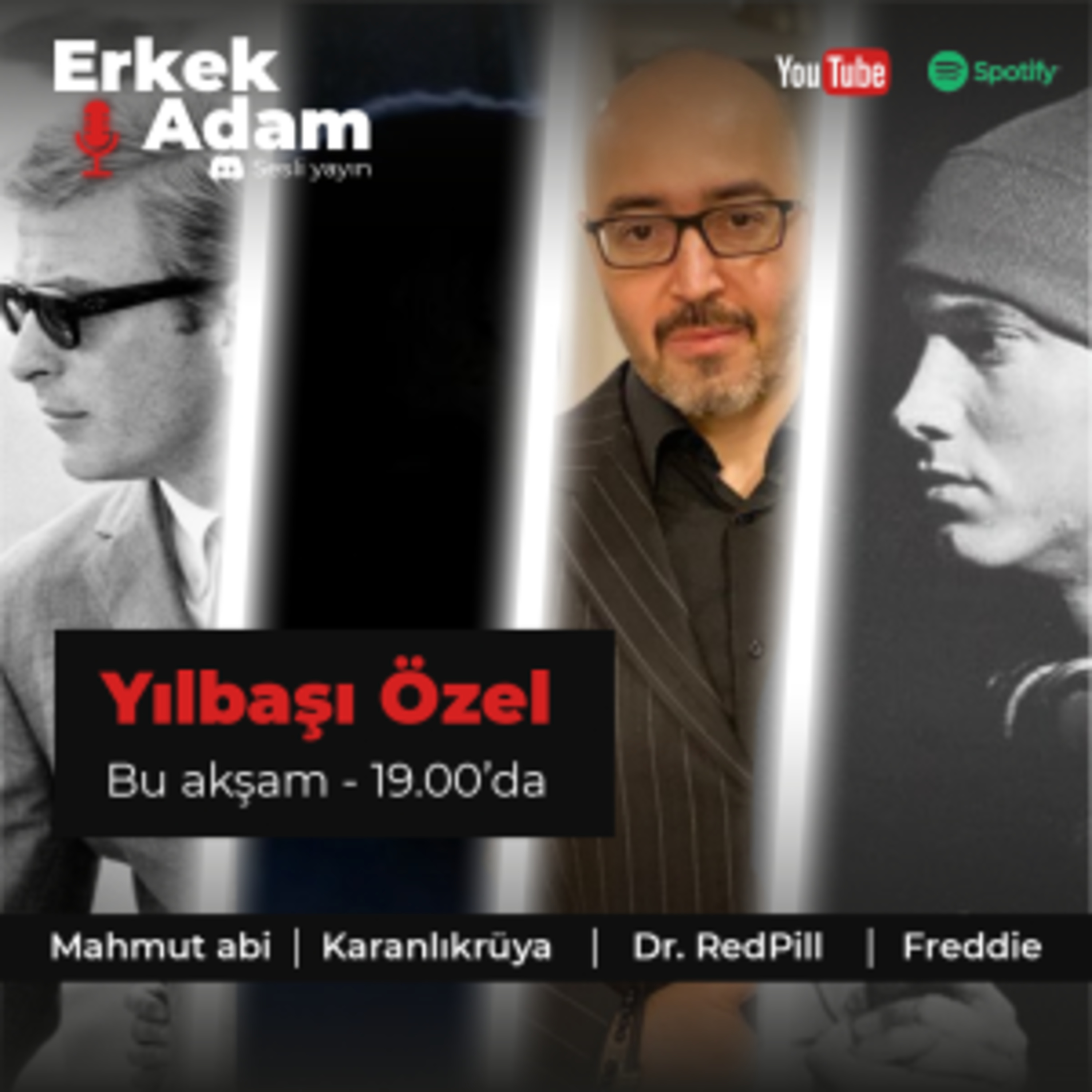 Erkek Adam Türkçe Podcast - 2022 yeni yıl discord yayını episode artwork