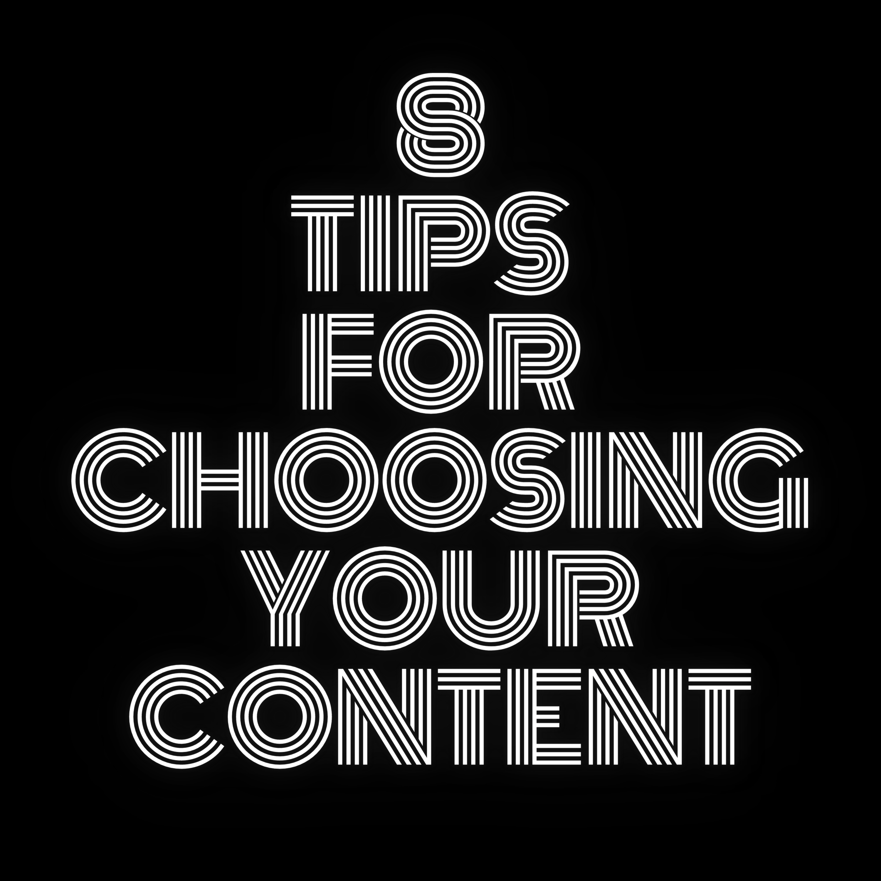 8 Tips For Choosing Your Content episode artwork