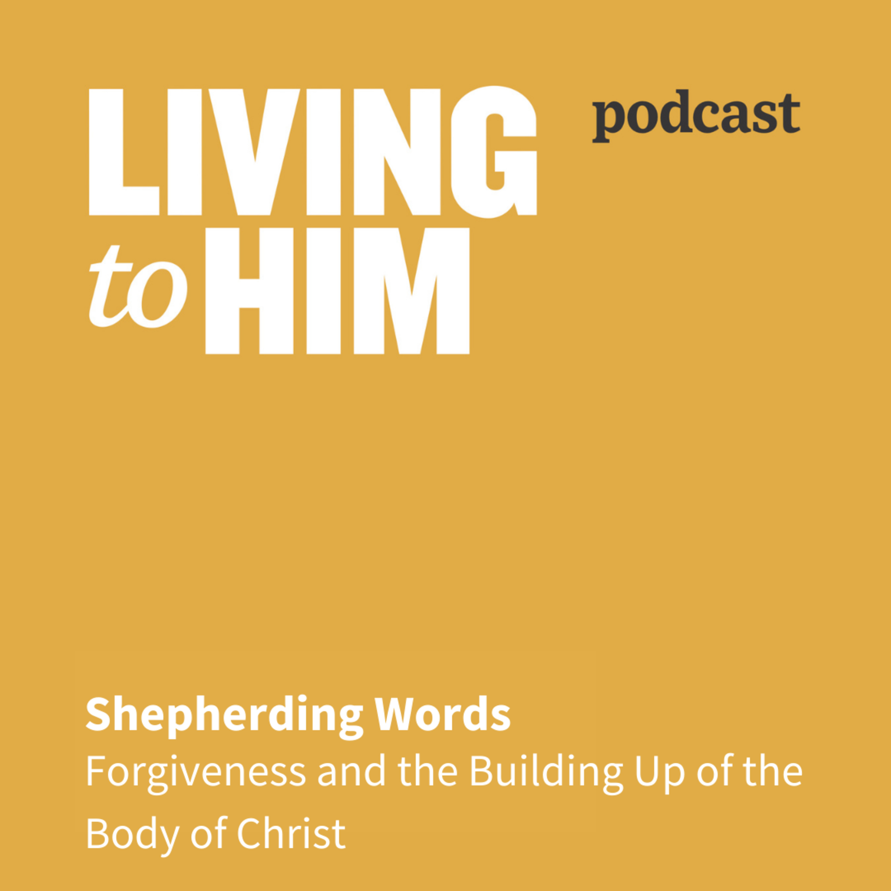 Shepherding Words (5) | Forgiveness and the Building Up of the Body of Christ episode artwork