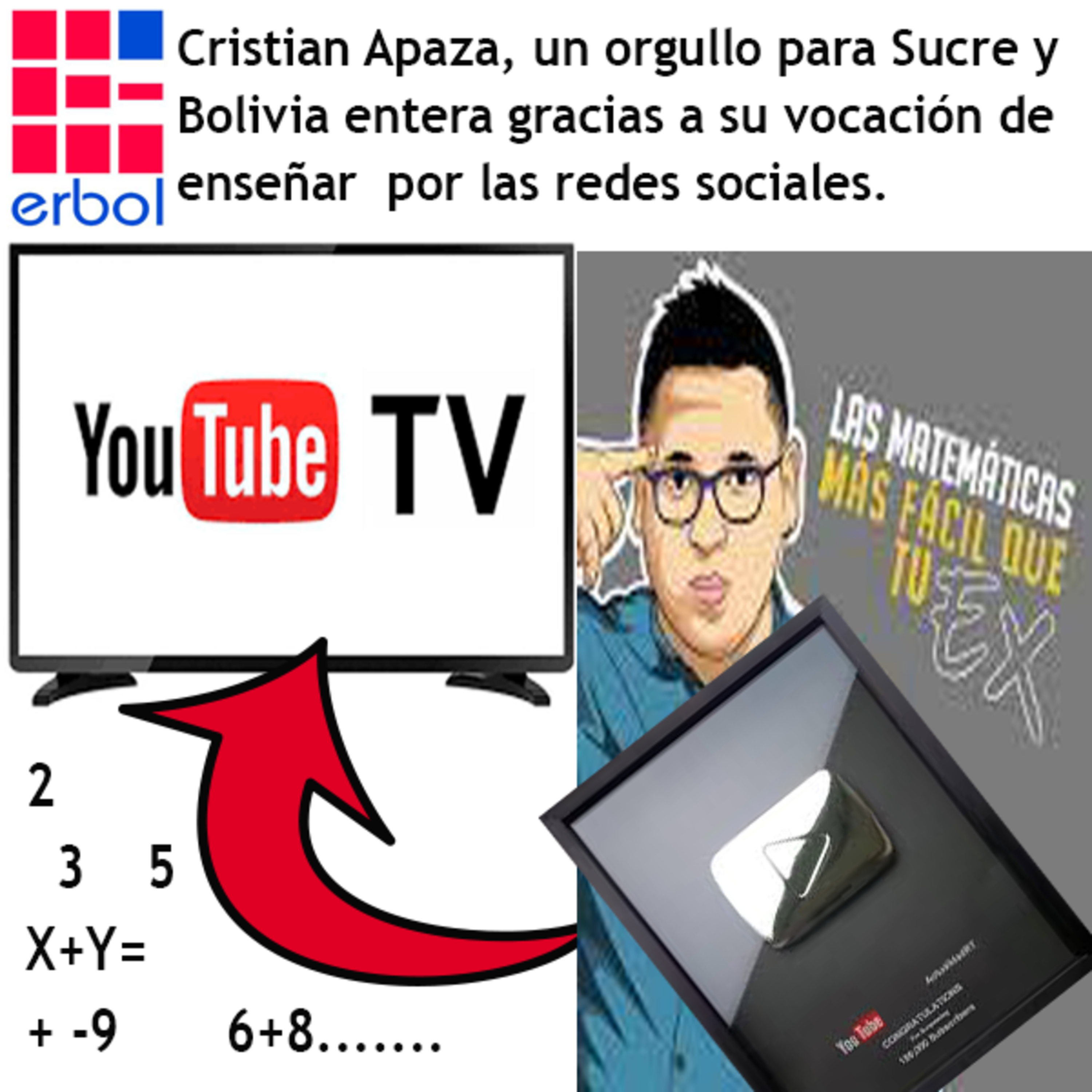 Cristian Apaza, un orgullo para Sucre y Bolivia entera gracias a su vocación de enseñar por las redes sociales episode artwork