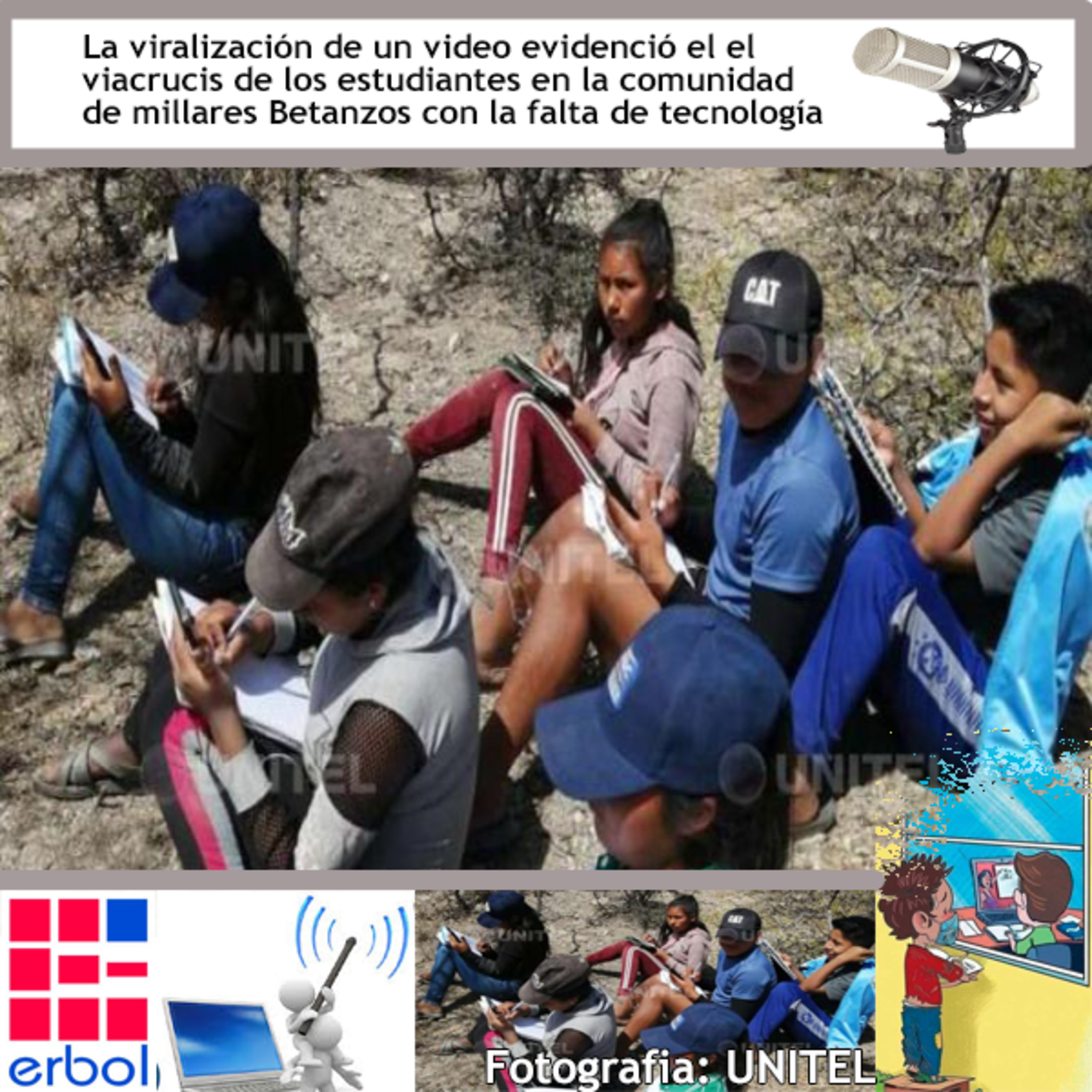 La viralización de un video evidenció el el viacrucis de los estudiantes en Betanzos con la falta de tecnología episode artwork