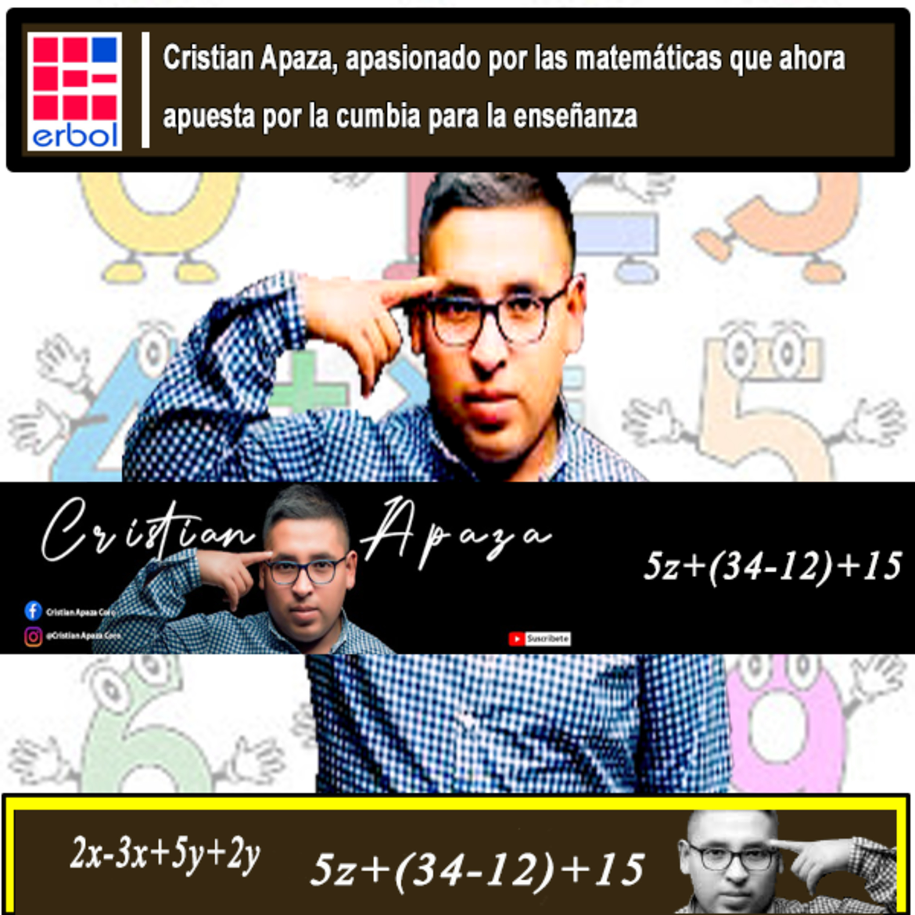 Cristian Apaza, apasionado por las matemáticas que ahora apuesta por la cumbia para la enseñanza episode artwork