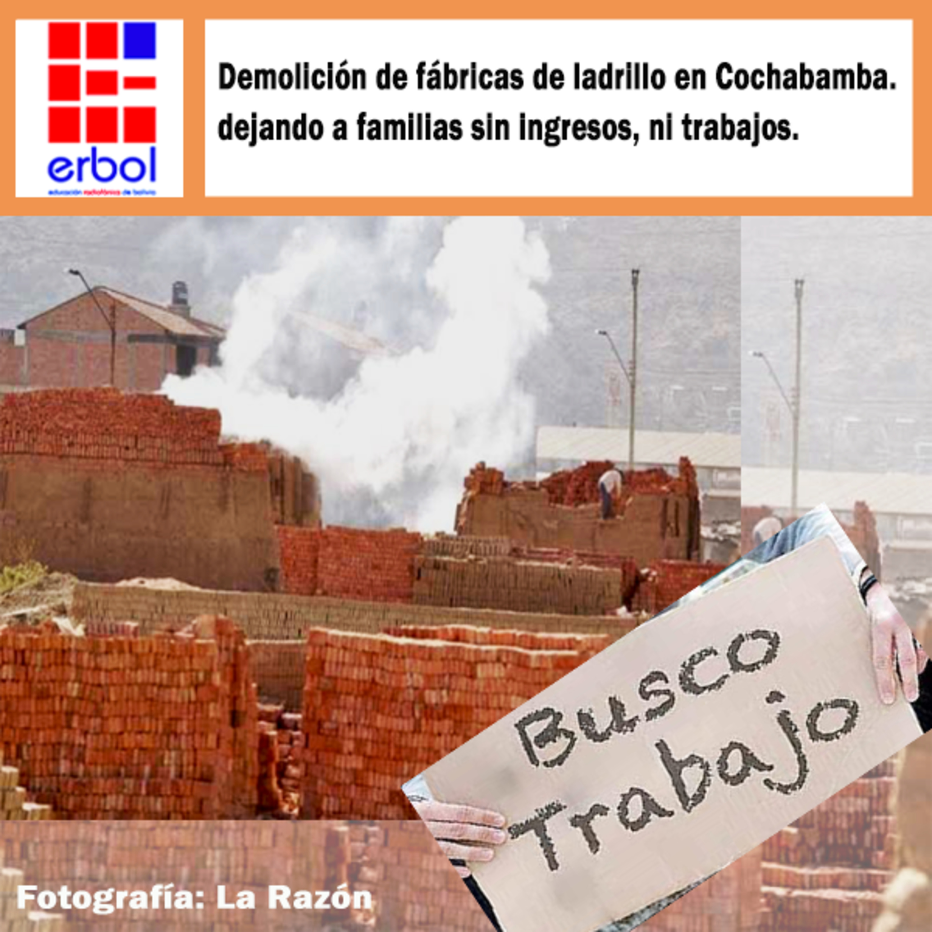 Demolición de fábricas de ladrillo en Cochabamba. dejando a familias sin ingresos, ni trabajos episode artwork